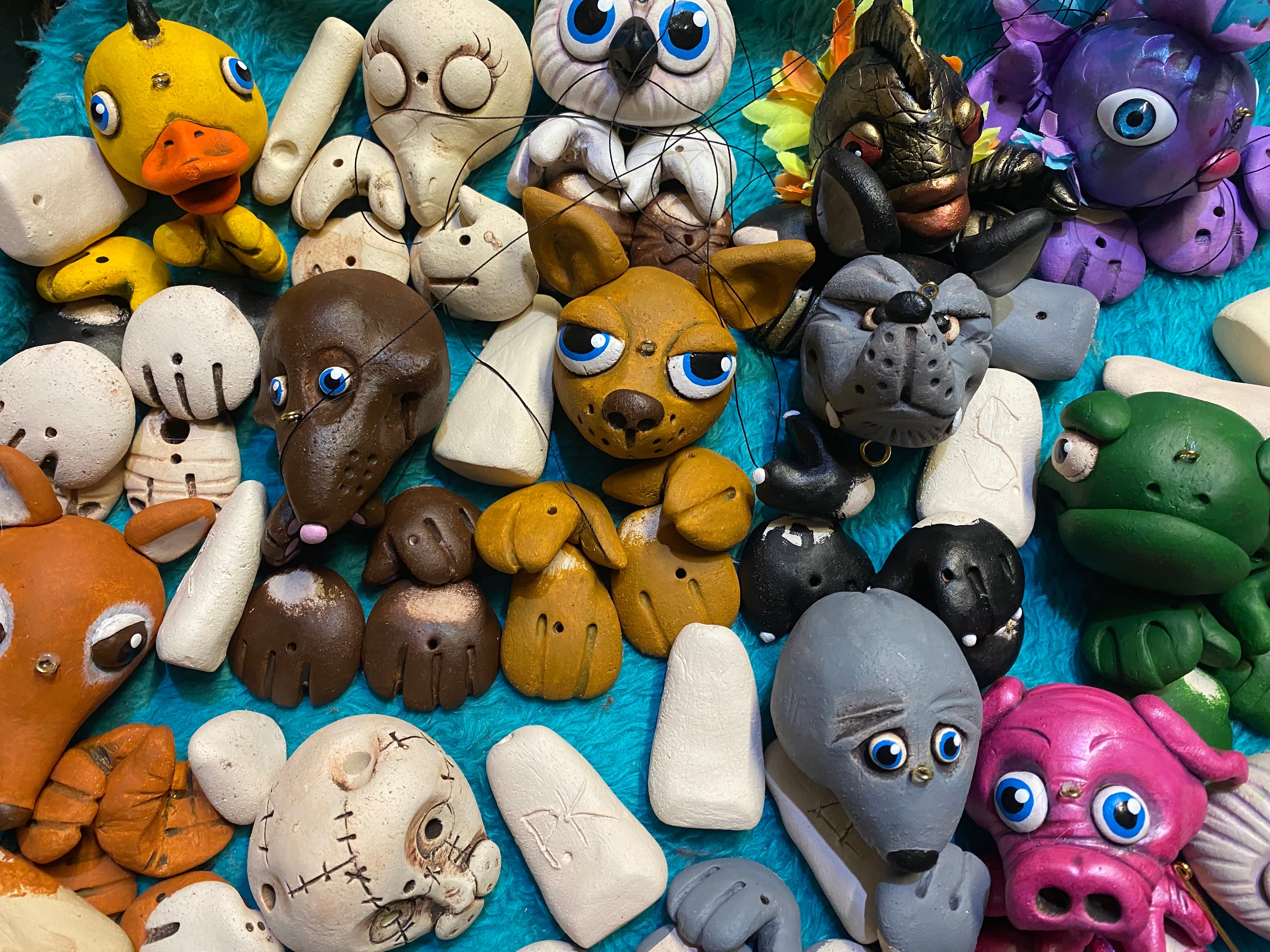 Anthropomorphic Animal Marionette Puppets - The Squeaking Tribe