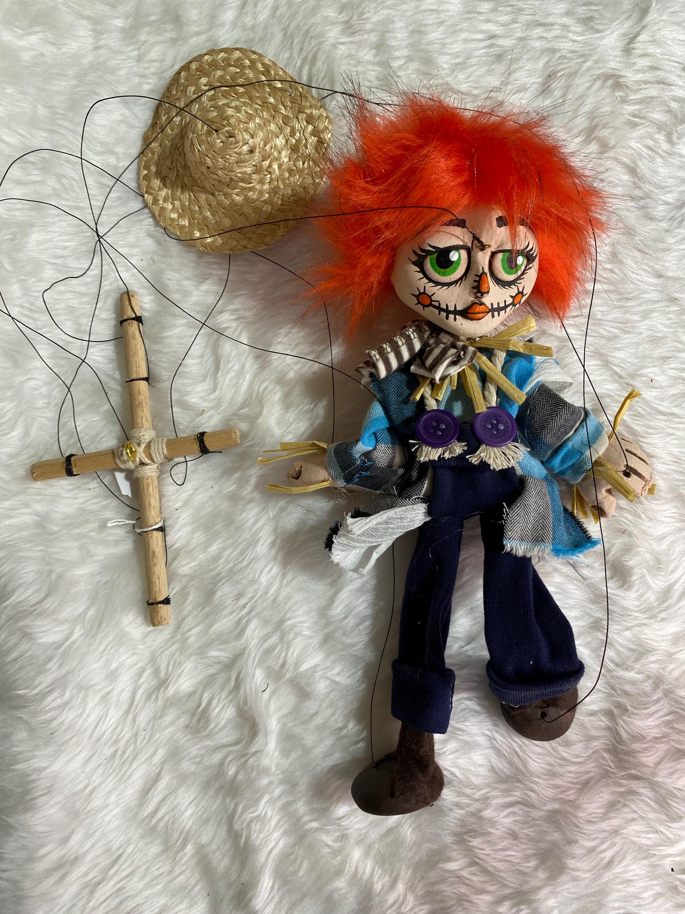 Scarecrow Doll: Cosplay Marionette Puppet