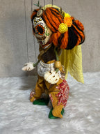 Day-of-the-Dead Señorita - Marionette Puppet