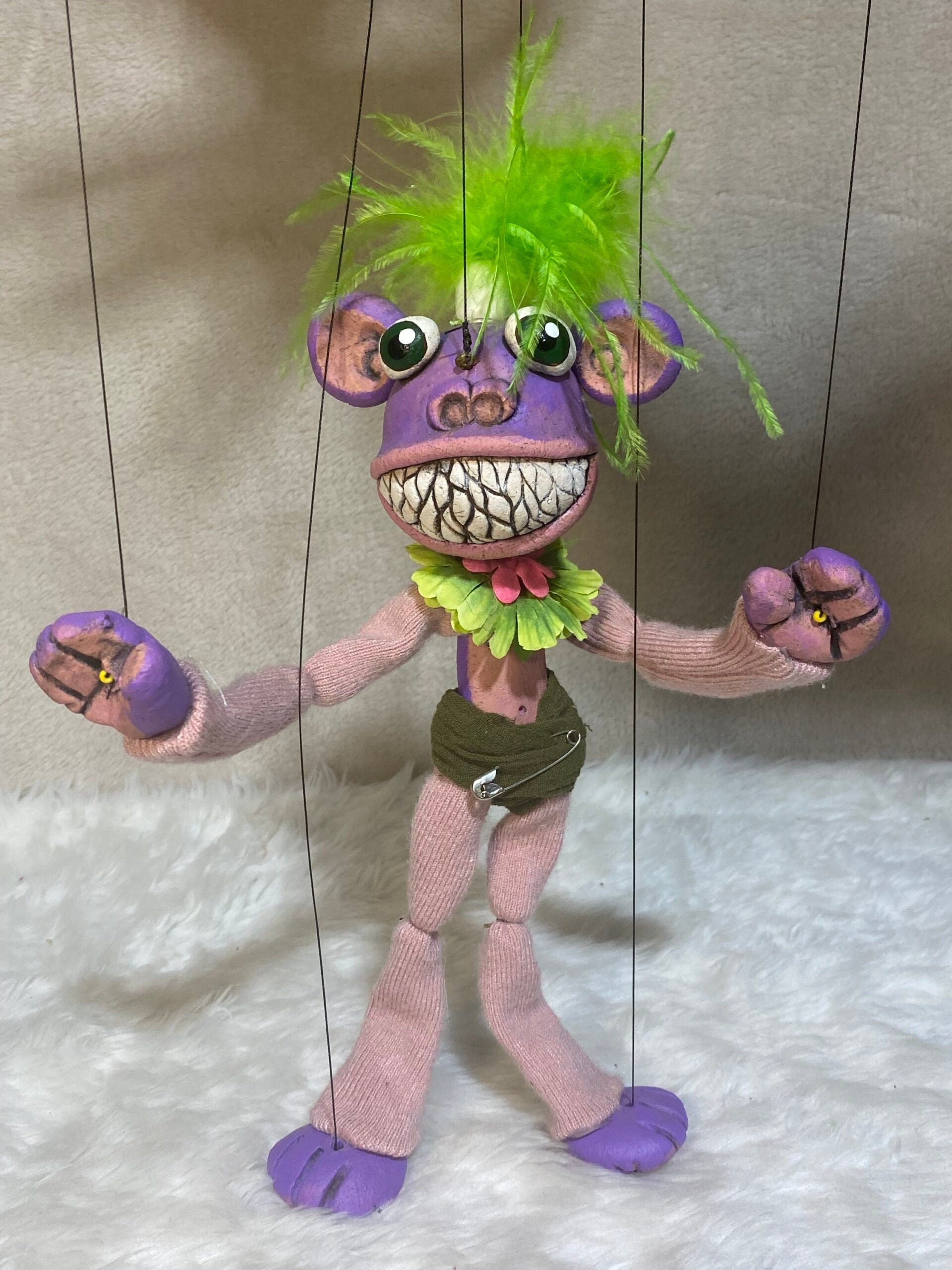 Crazy Purple Monkey - Anthro Marionette