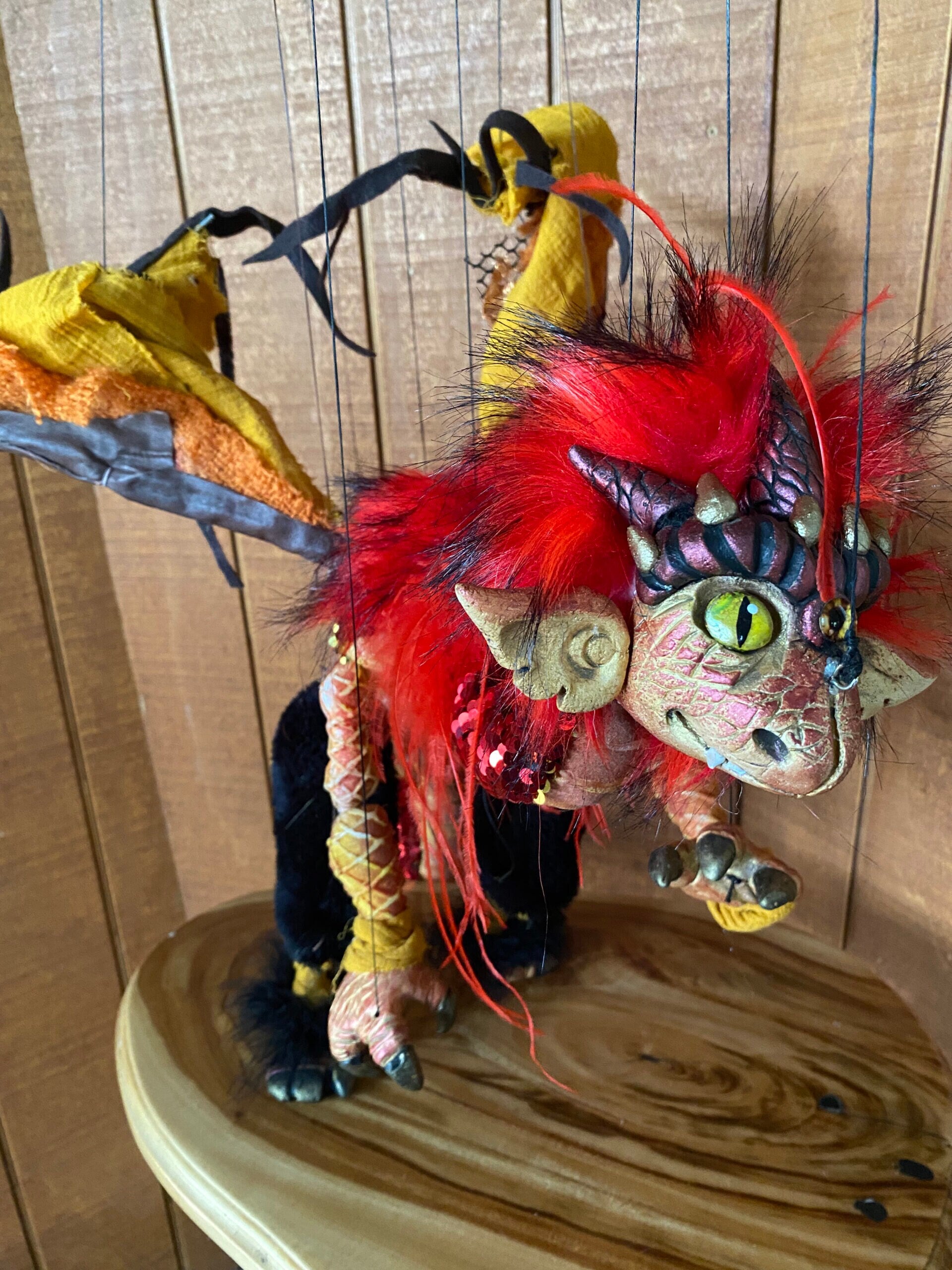 Zerafina, the Fire Dragon - Elemental Dragon Marionette