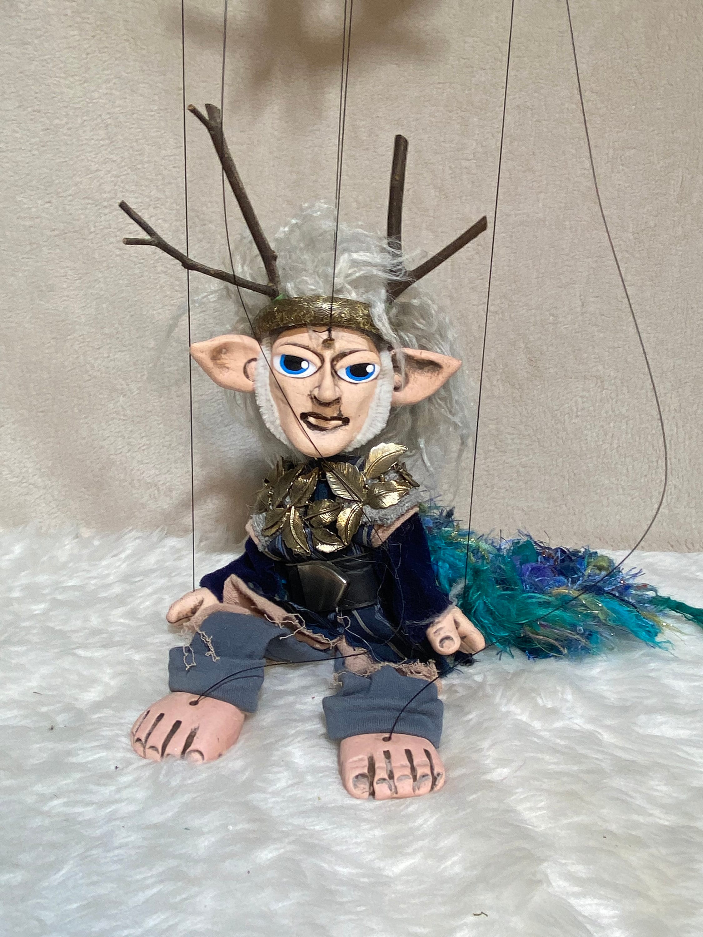 Oberon - Midsummer Night's Dream Marionette puppet