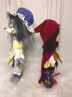 Little Red Riding Hood and the Big Bad Wolf Marionettes