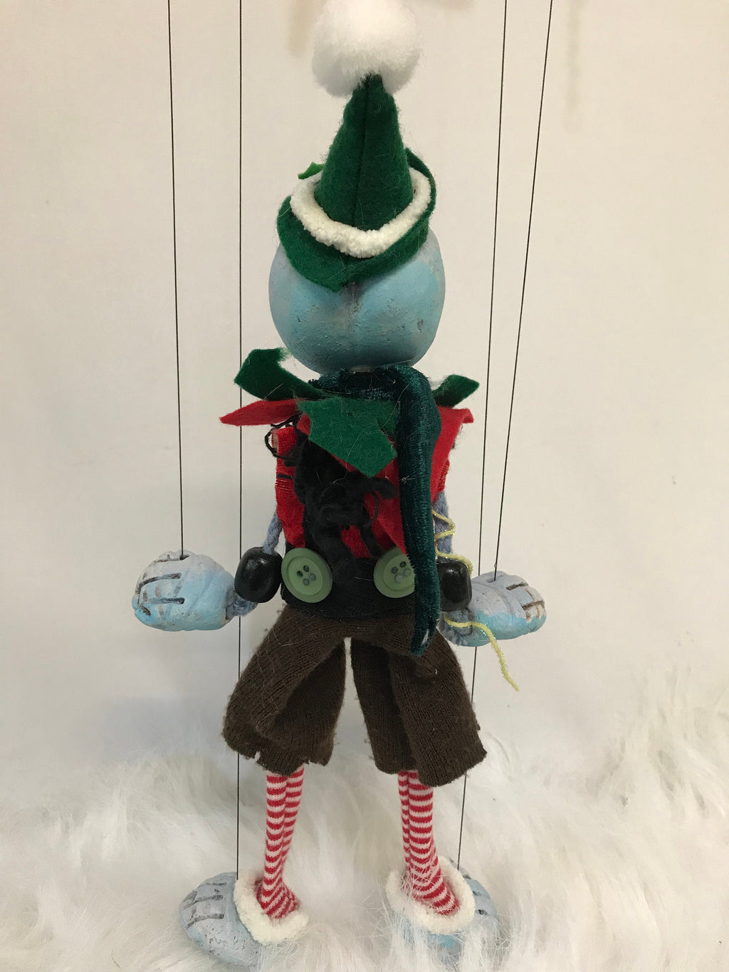 Santa’s Dead little helper Zombie Elf lll Marionette