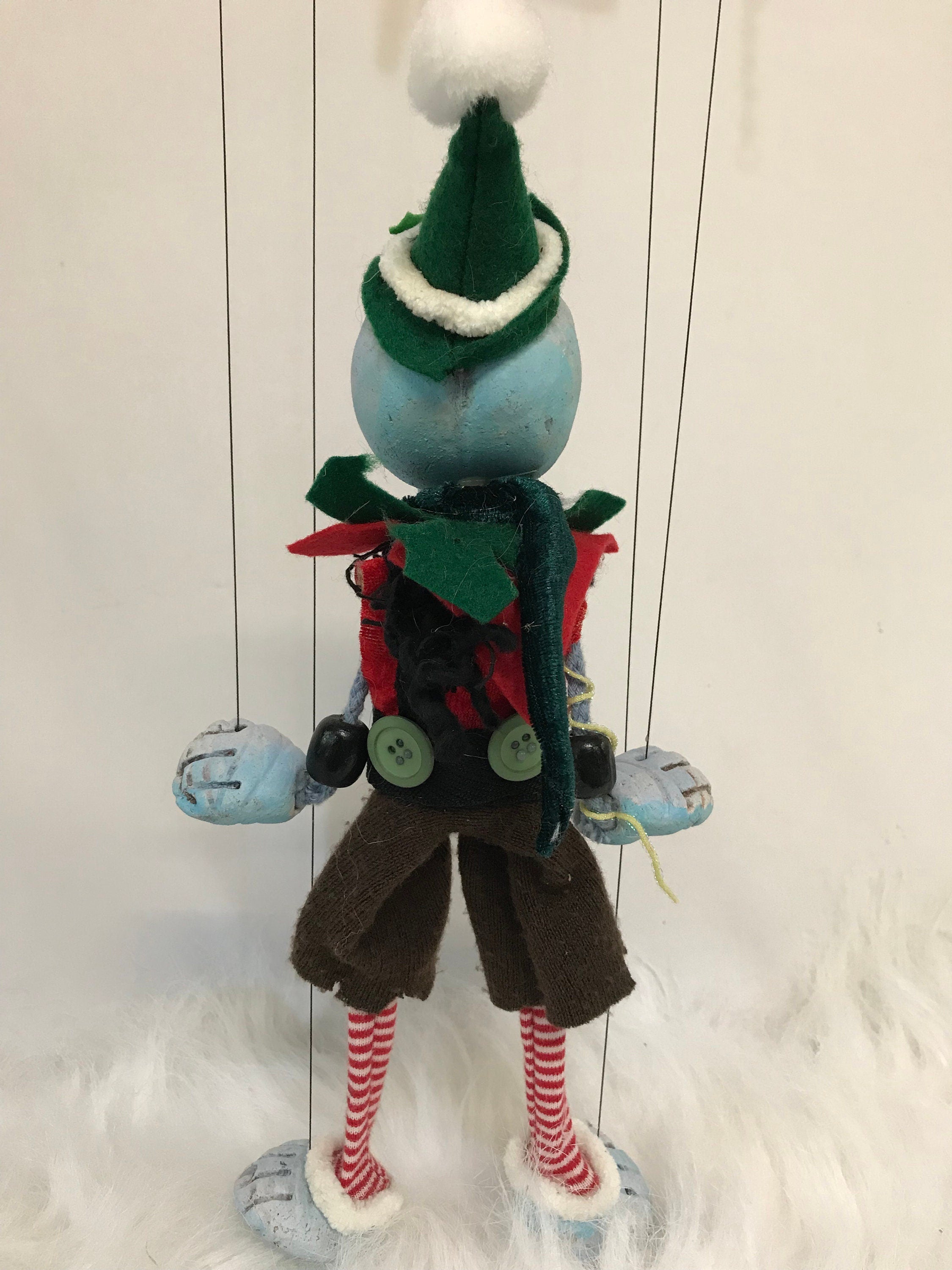 Santa’s Dead little helper Zombie Elf lll Marionette