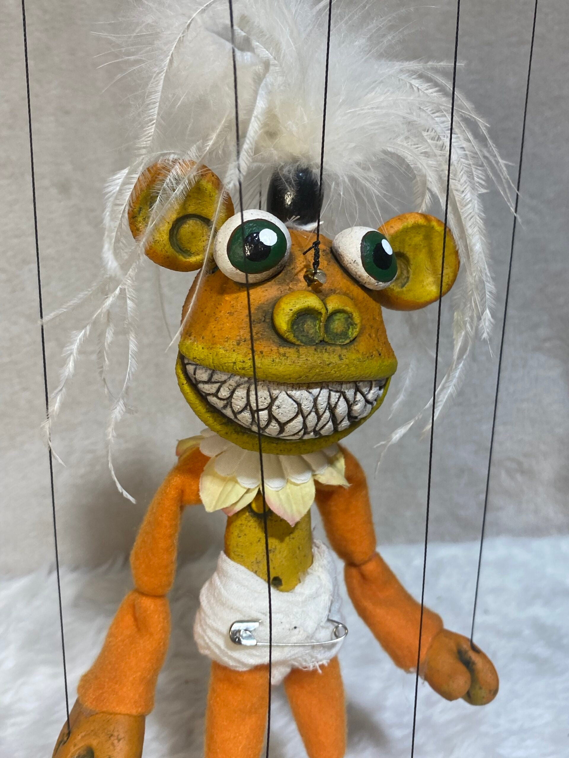 Crazy Orange Monkey - Anthro Marionette