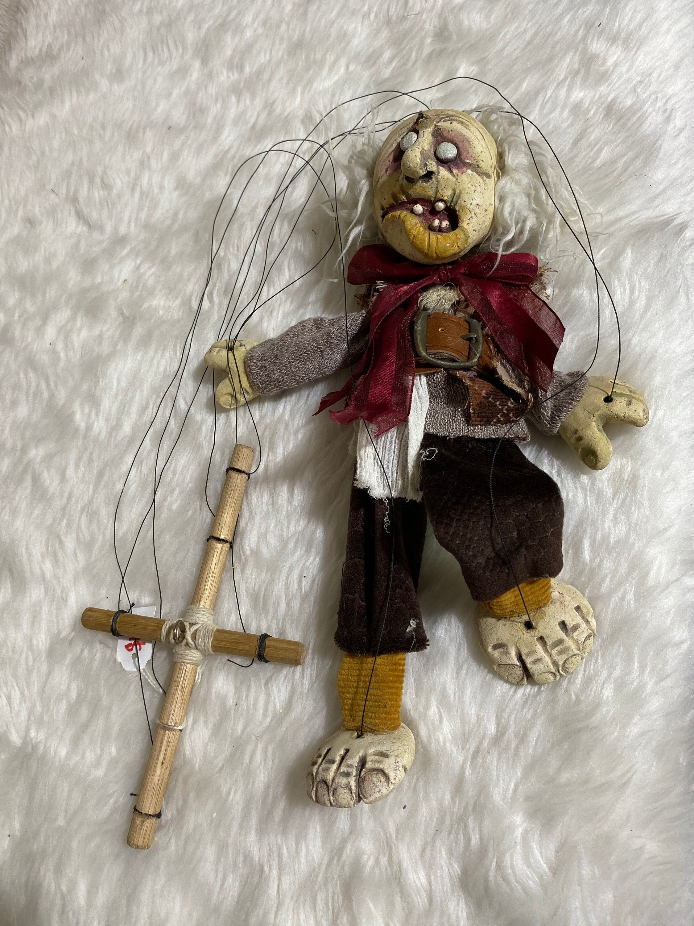 Uncle Ebenezer: Undead Zombie Marionette Puppet
