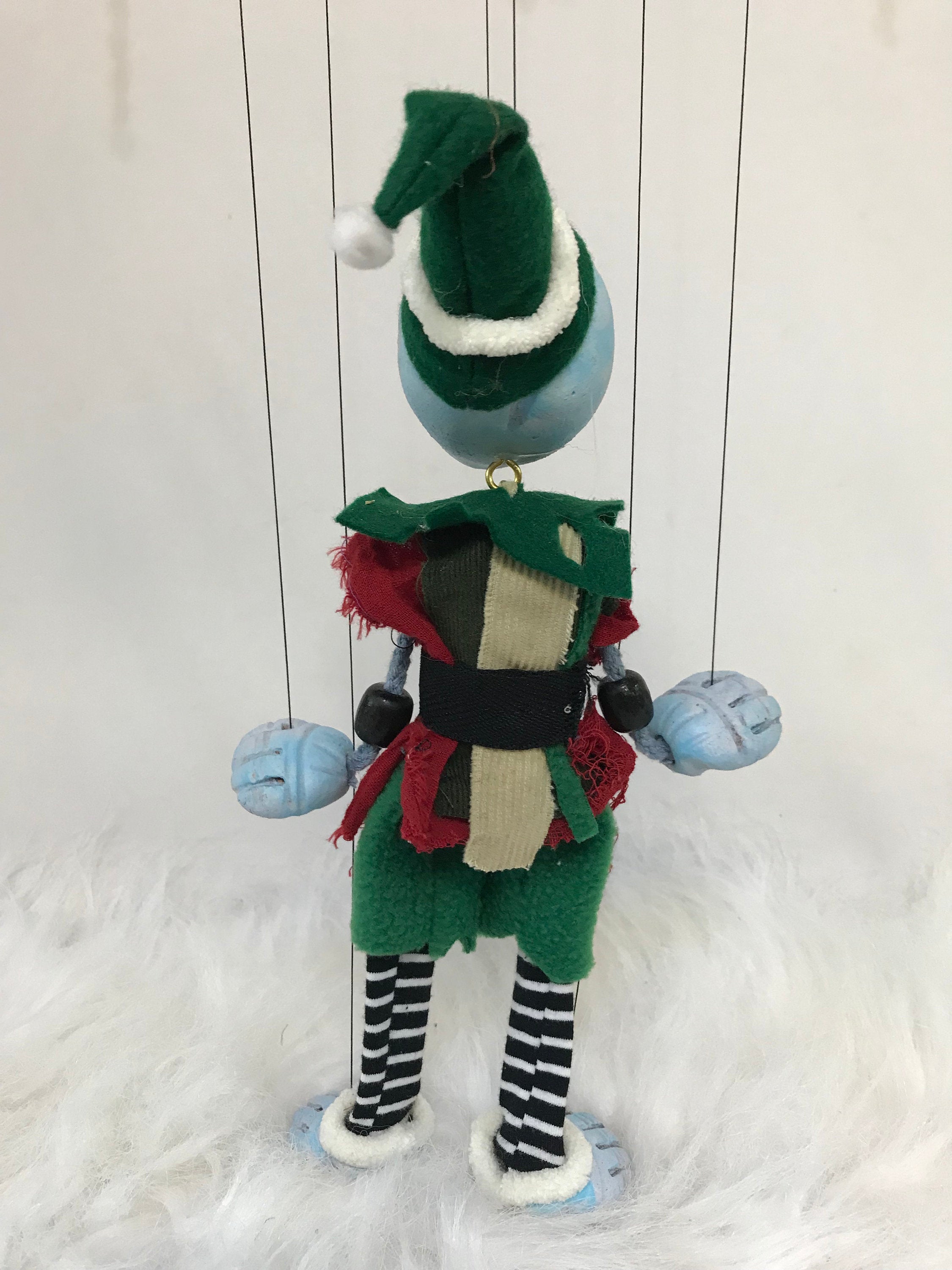 Santa’s Dead little helper Zombie Elf l Marionette