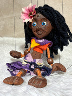 Islander Girl Marionette Puppet - Handcrafted Clay Classic