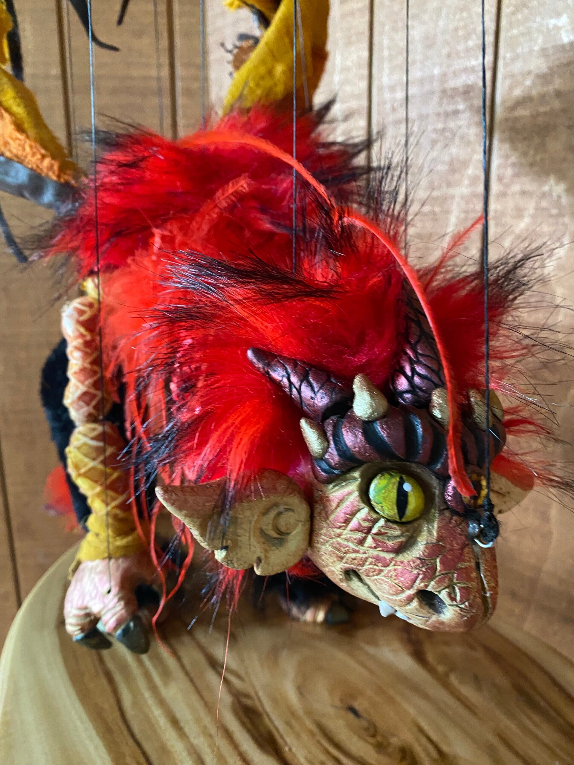 Zerafina, the Fire Dragon - Elemental Dragon Marionette