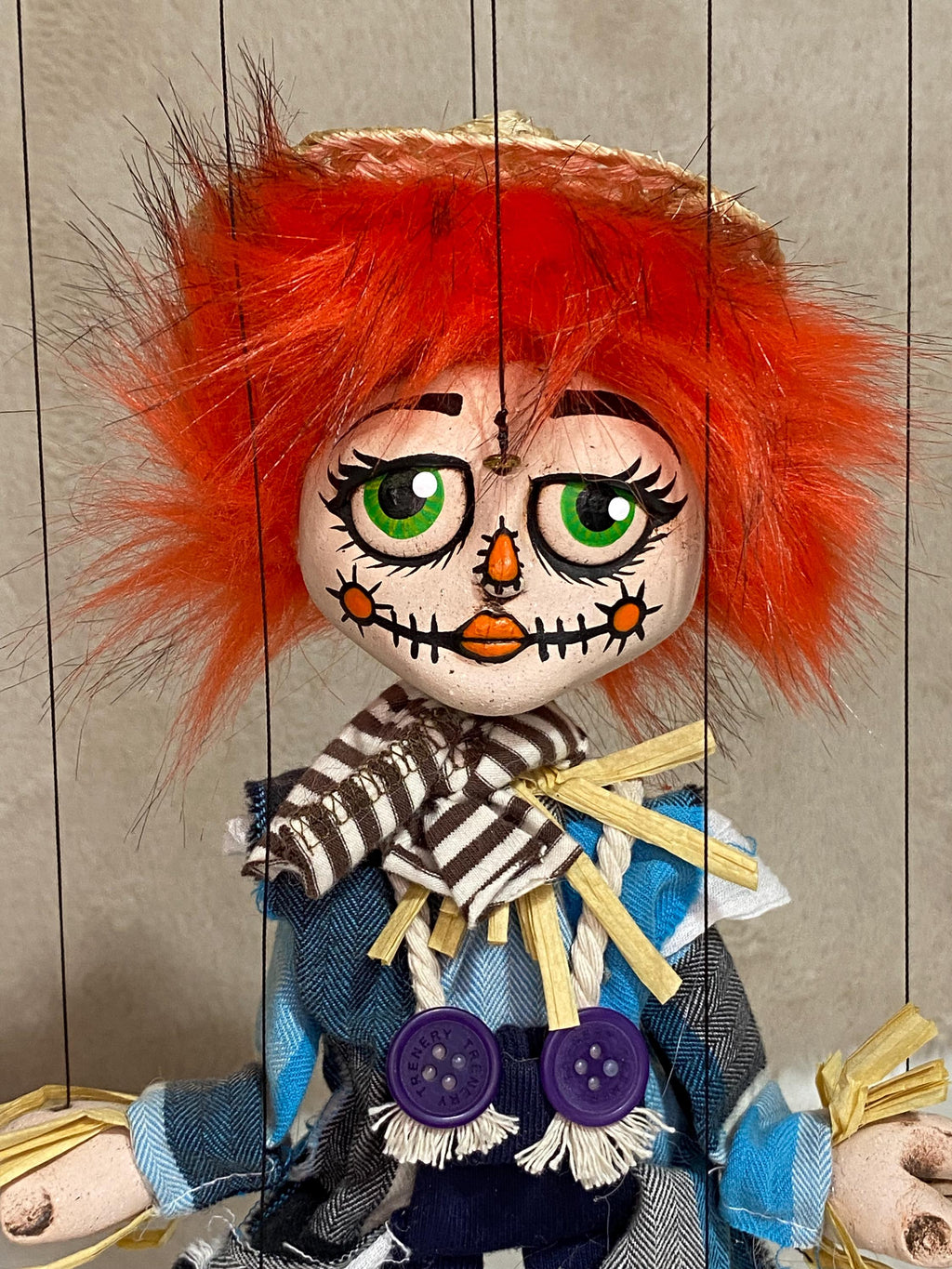 Scarecrow Doll: Cosplay Marionette Puppet