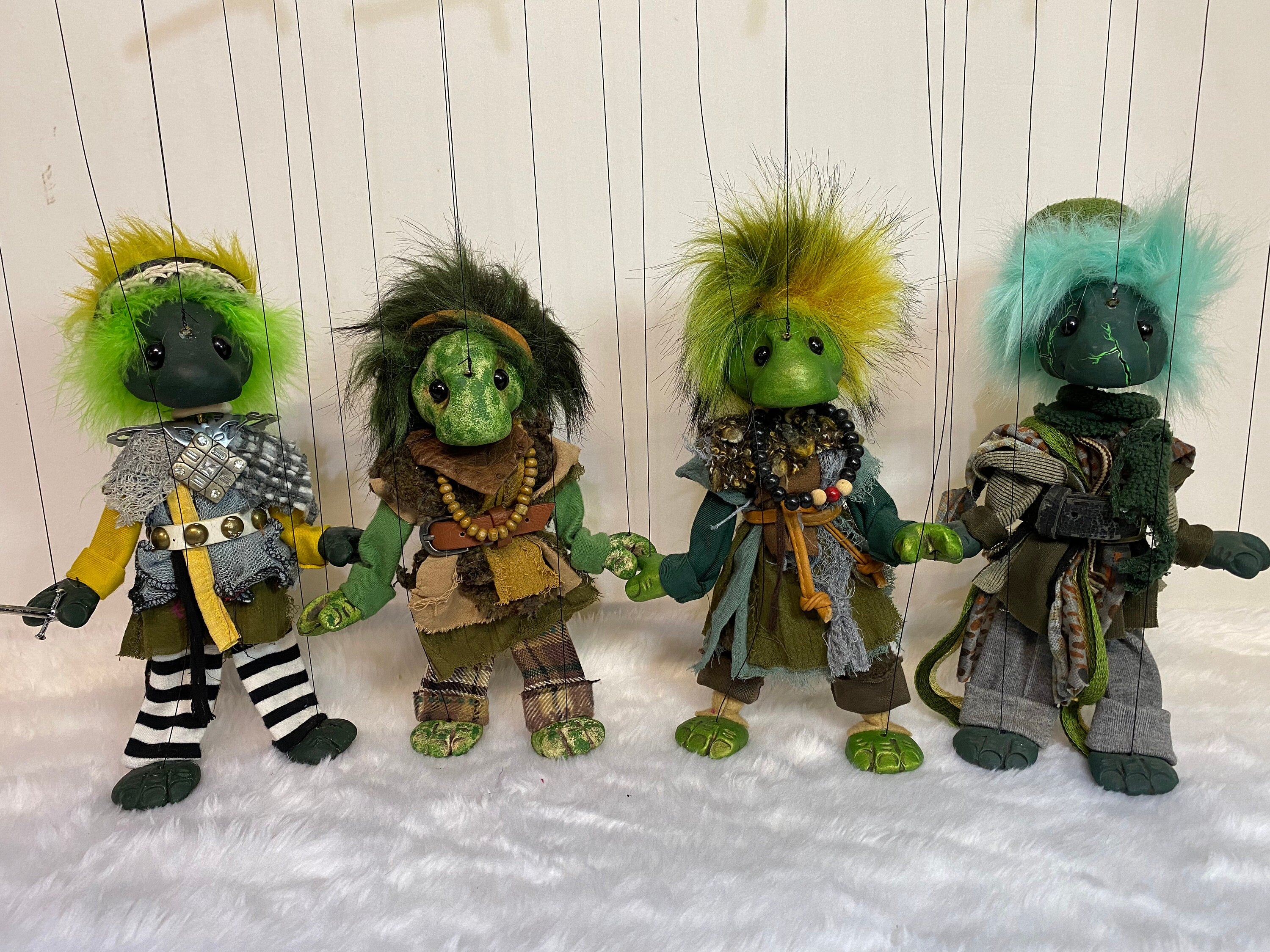 Dankin - a Swampling Oddling marionette