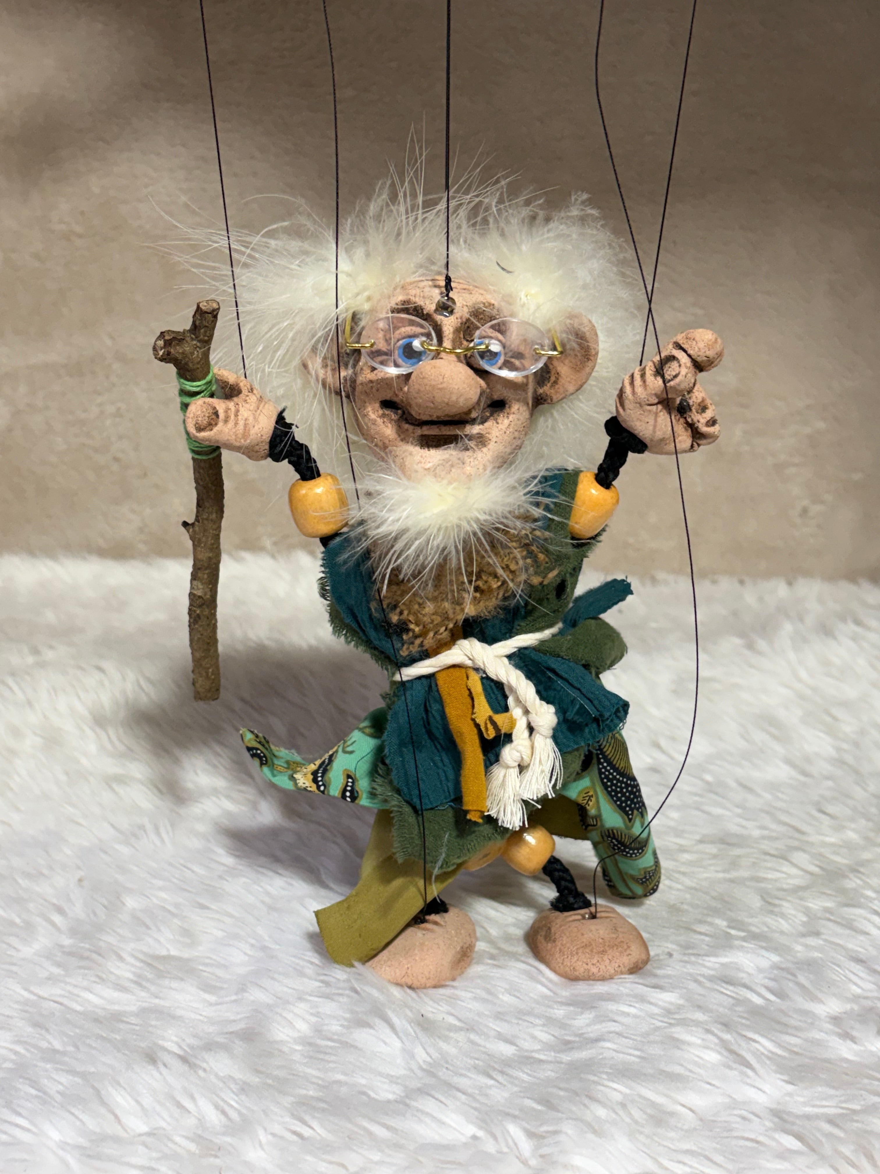 The Hermit: Classic Marionette Puppet