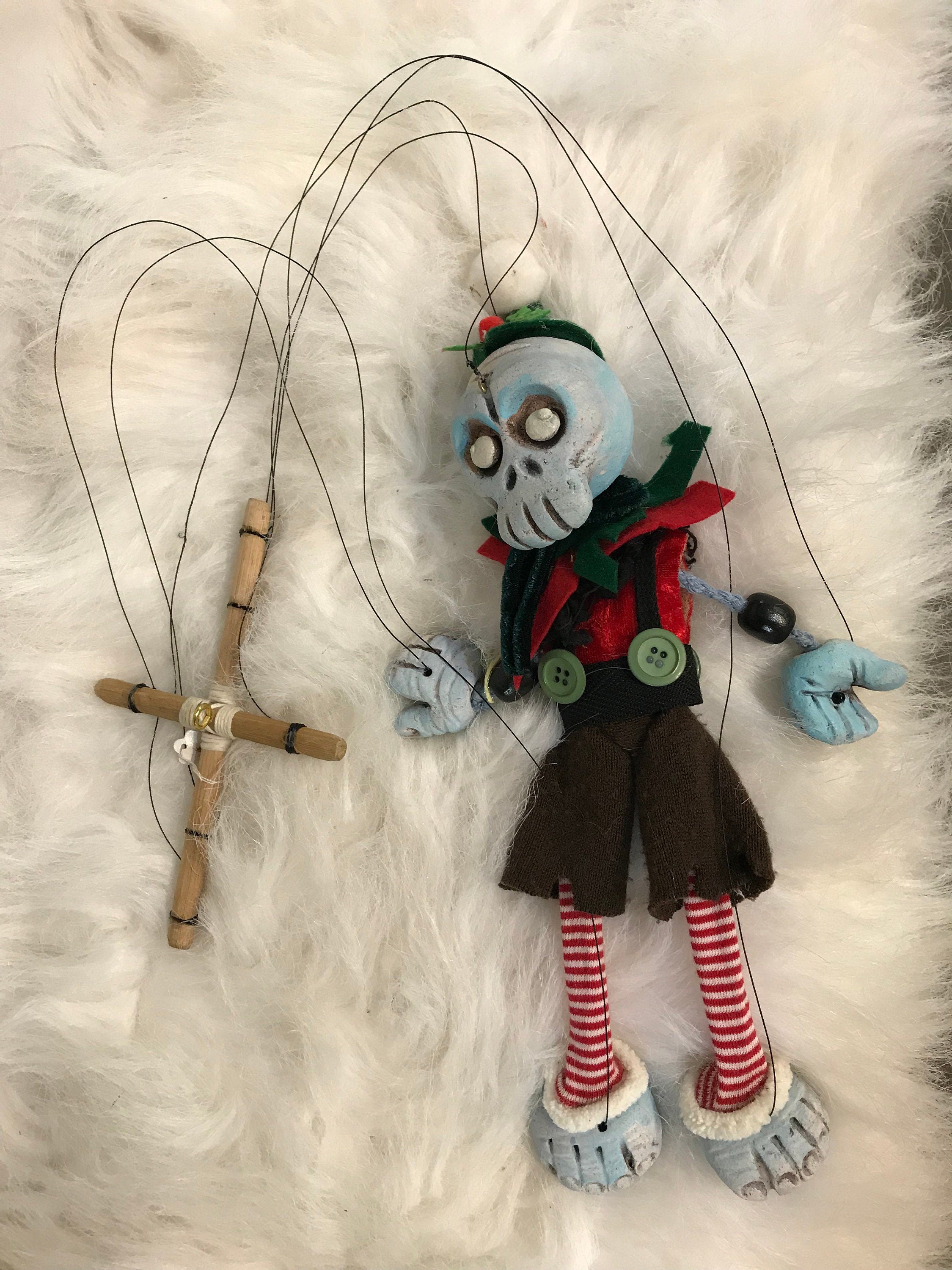 Santa’s Dead little helper Zombie Elf lll Marionette