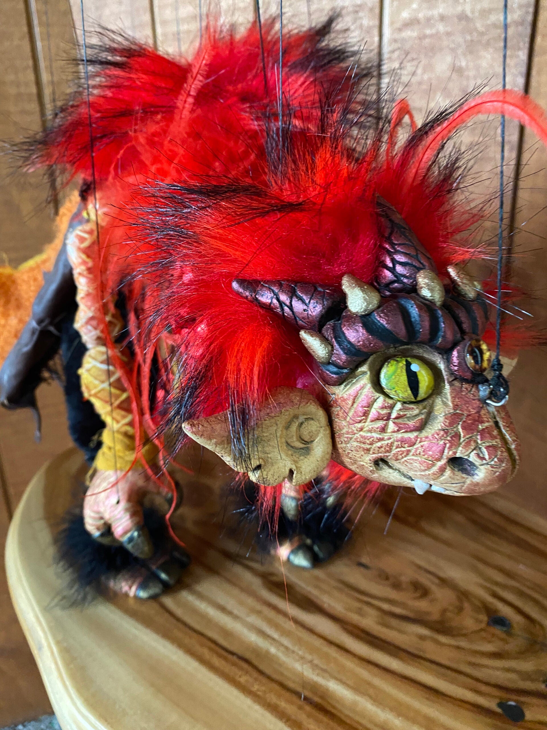 Zerafina, the Fire Dragon - Elemental Dragon Marionette