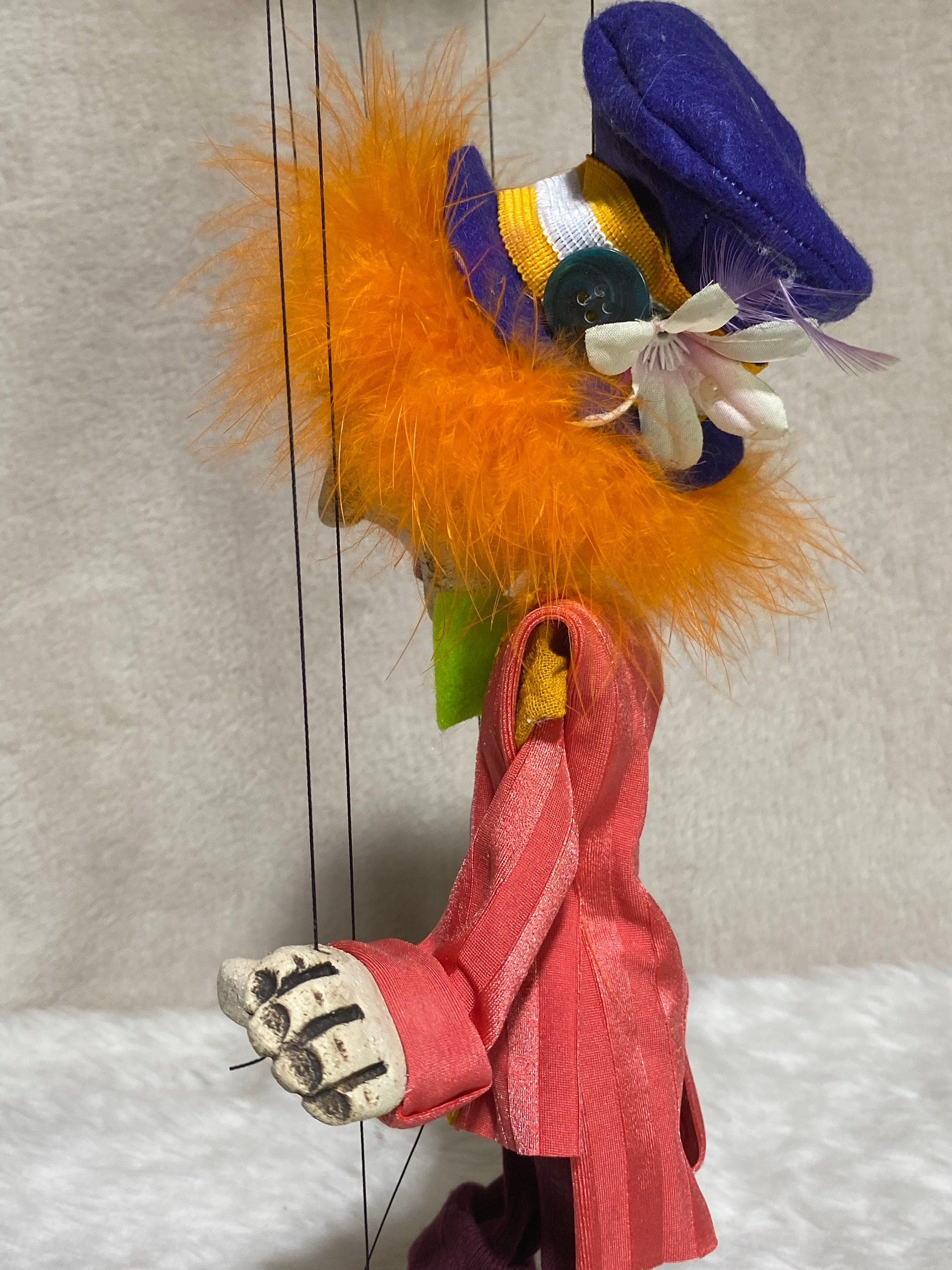 The Mad Hatter: Alice in Wonderland Marionette Puppet