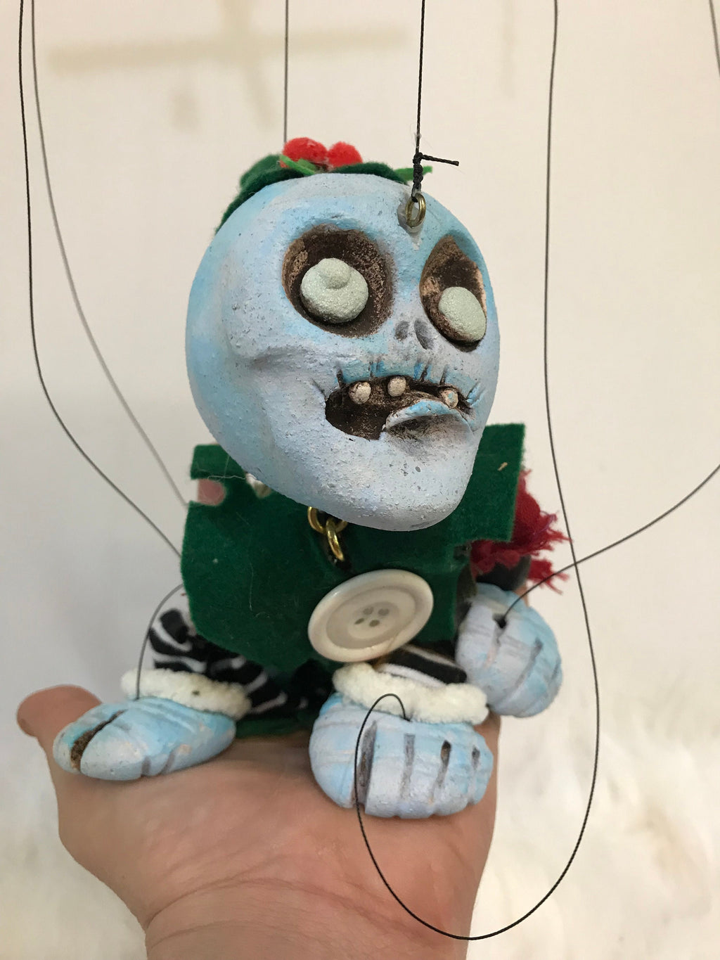 Santa’s Dead little helper Zombie Elf l Marionette