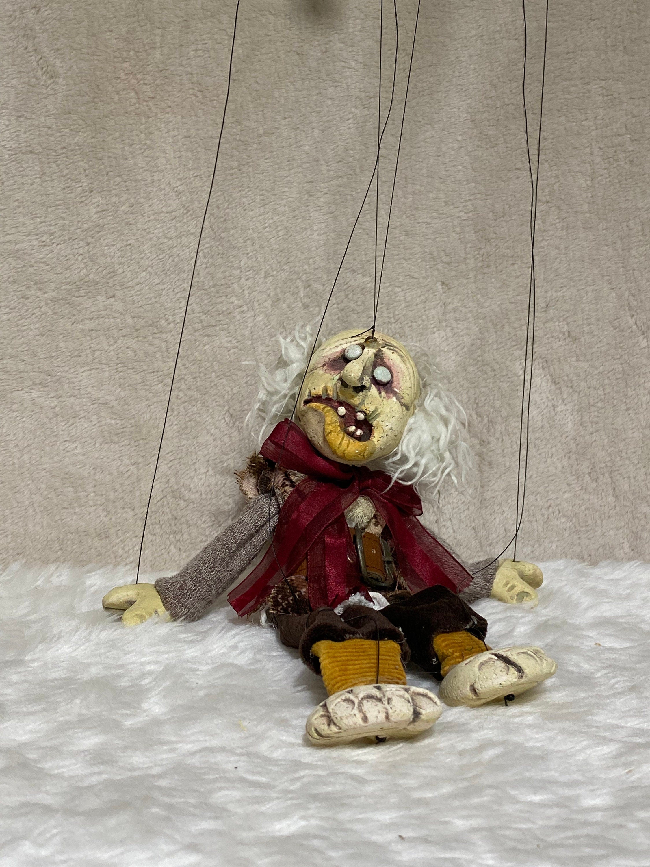 Uncle Ebenezer: Undead Zombie Marionette Puppet