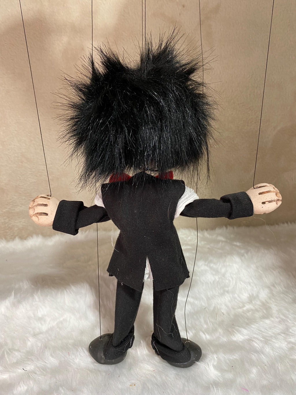 Creepy Ventiloquist Doll: Cosplay Marionette Puppet