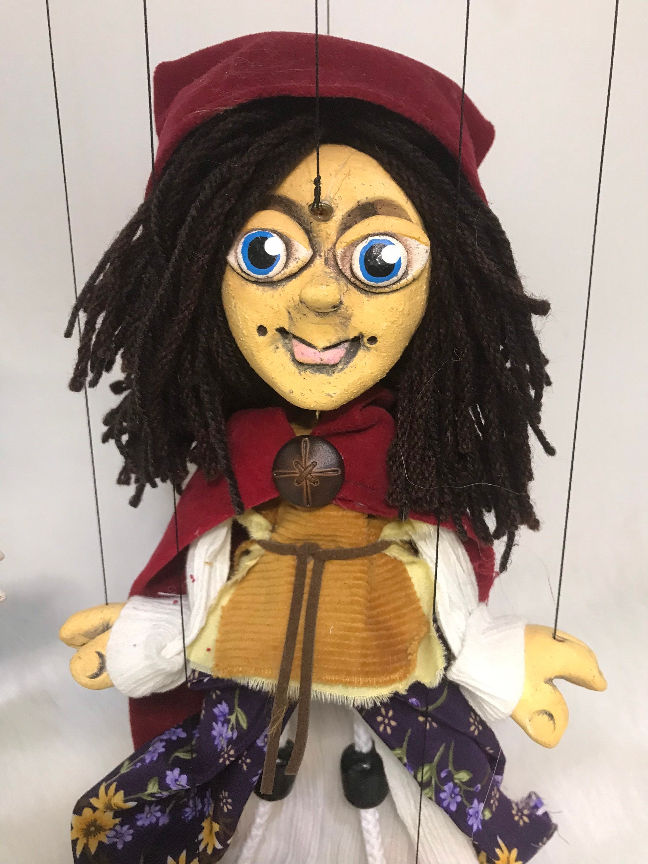 Little Red Riding Hood and the Big Bad Wolf Marionettes