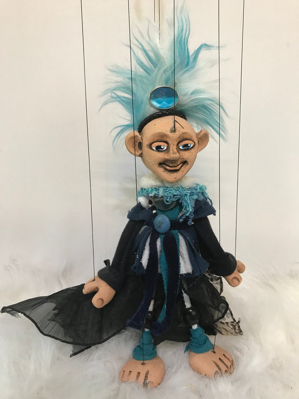 Blue Bell- Gothic Queen Marionette