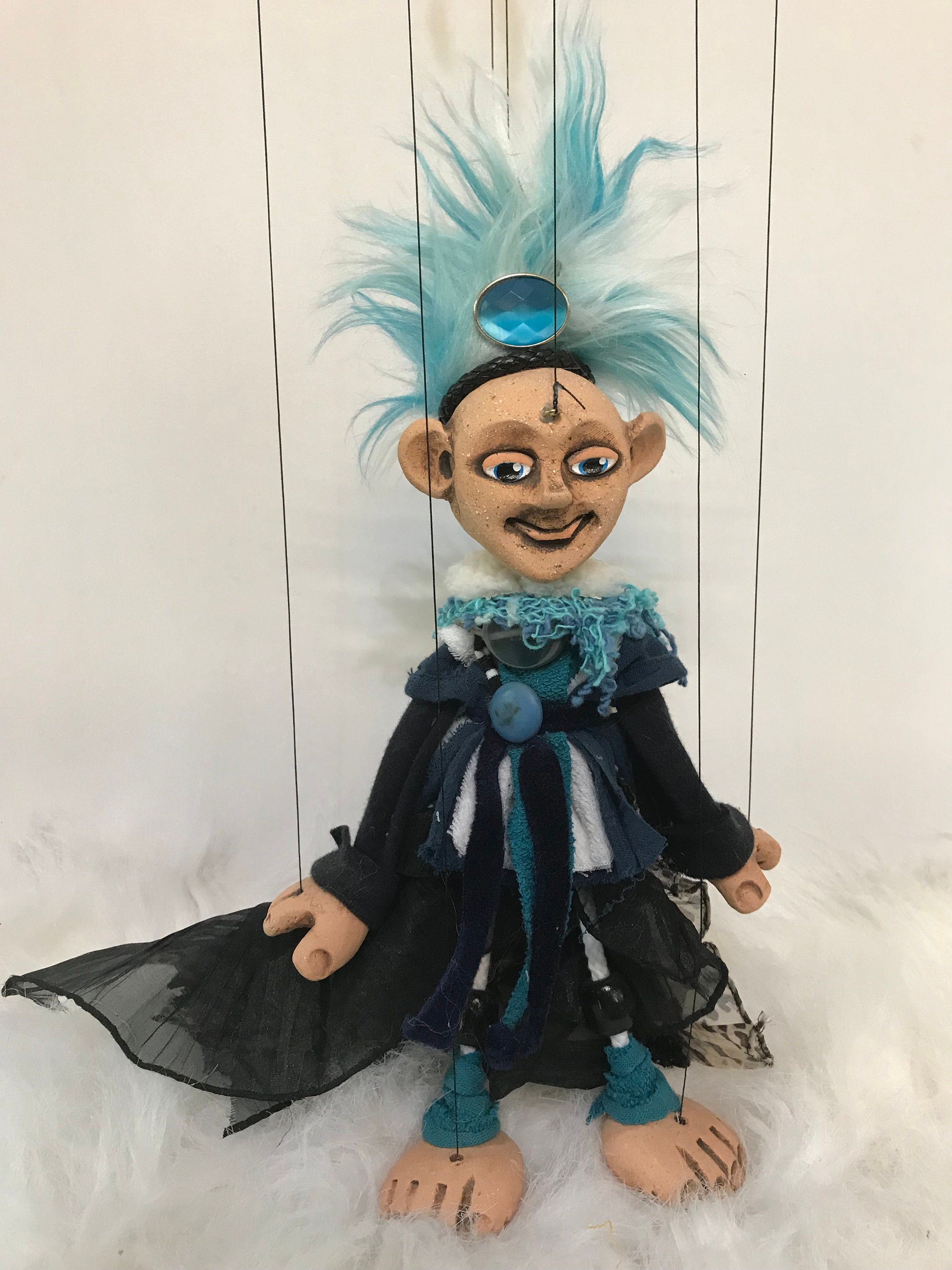 Blue Bell- Gothic Queen Marionette