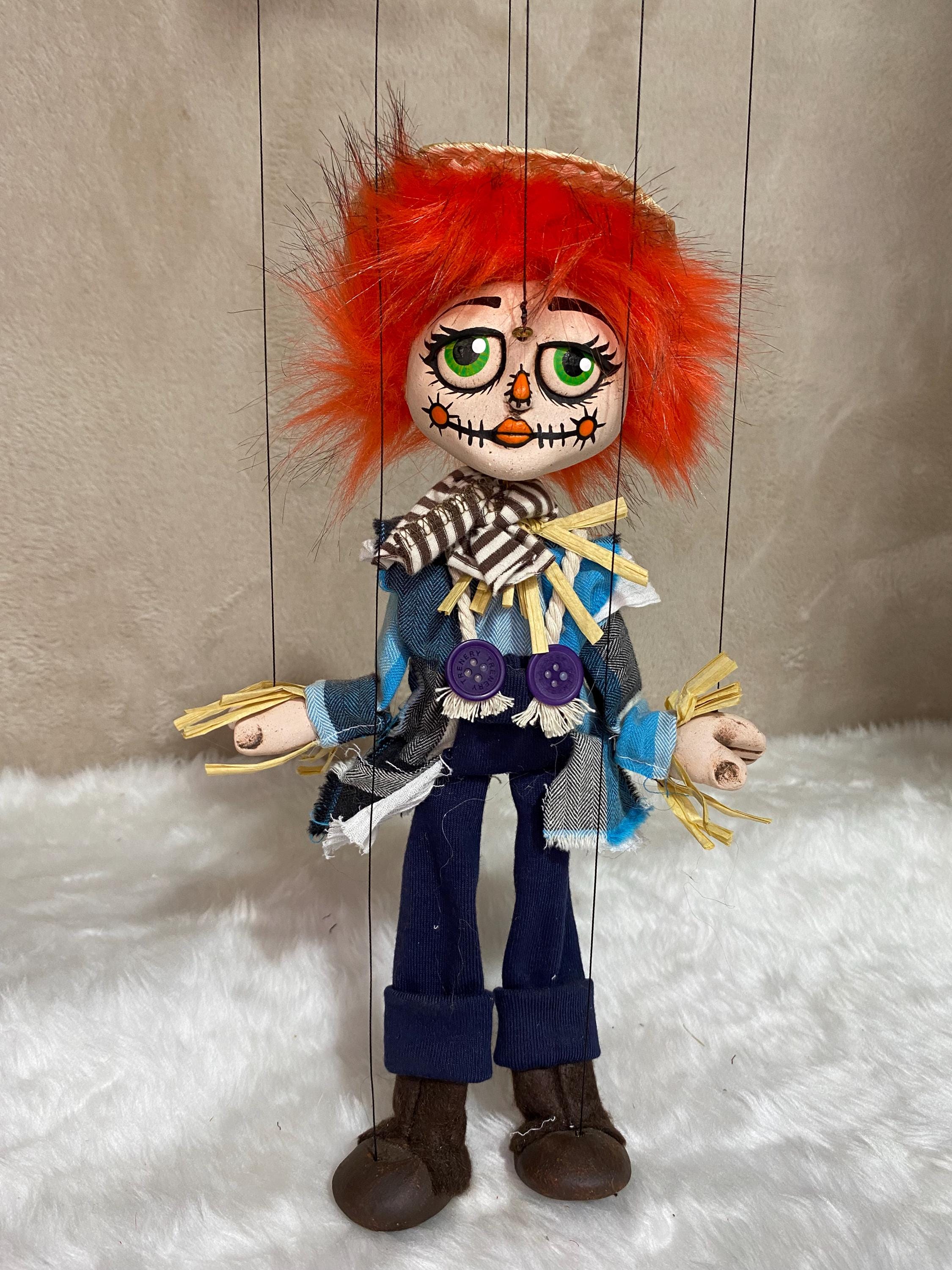 Scarecrow Doll: Cosplay Marionette Puppet