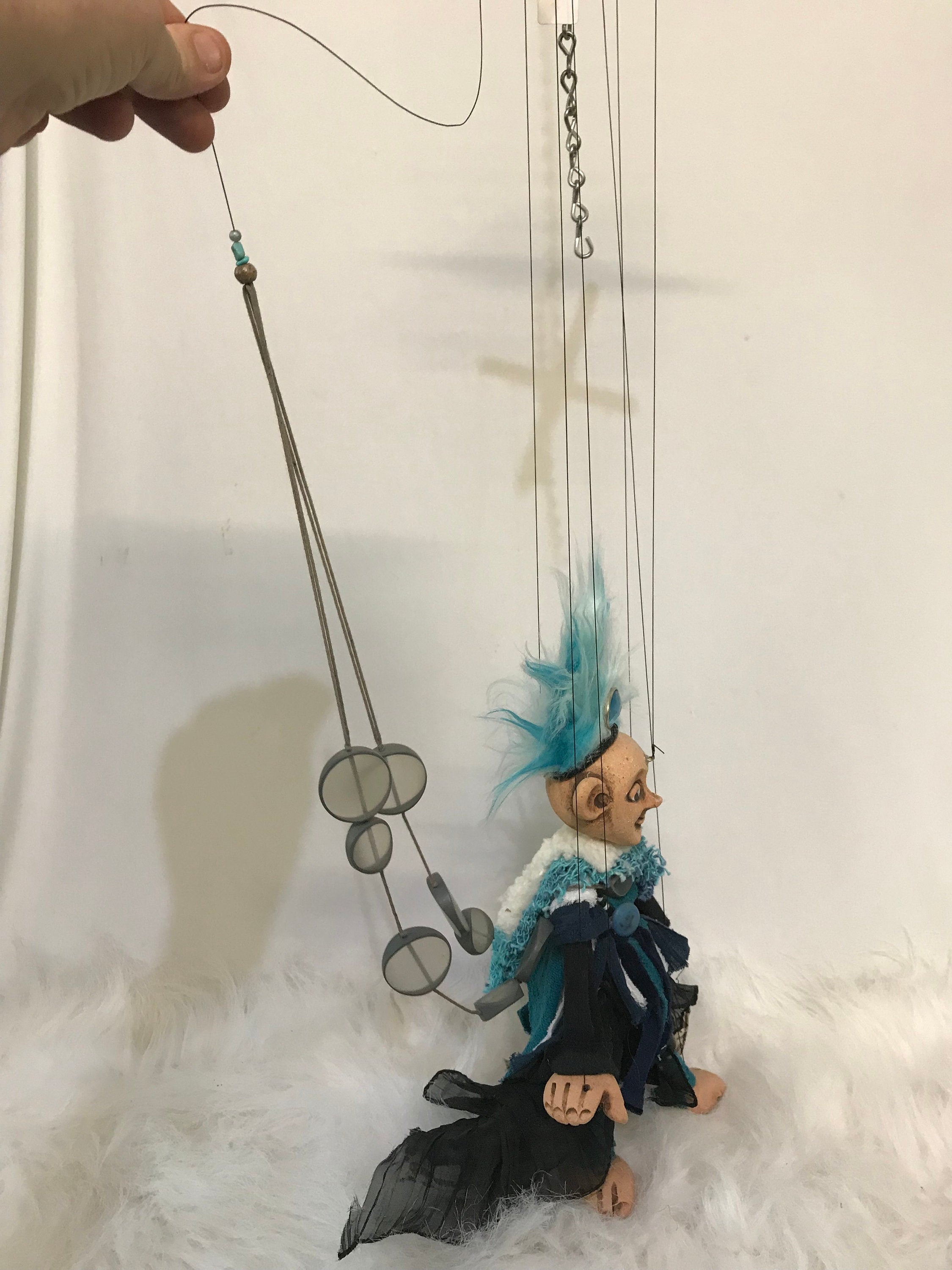Blue Bell- Gothic Queen Marionette