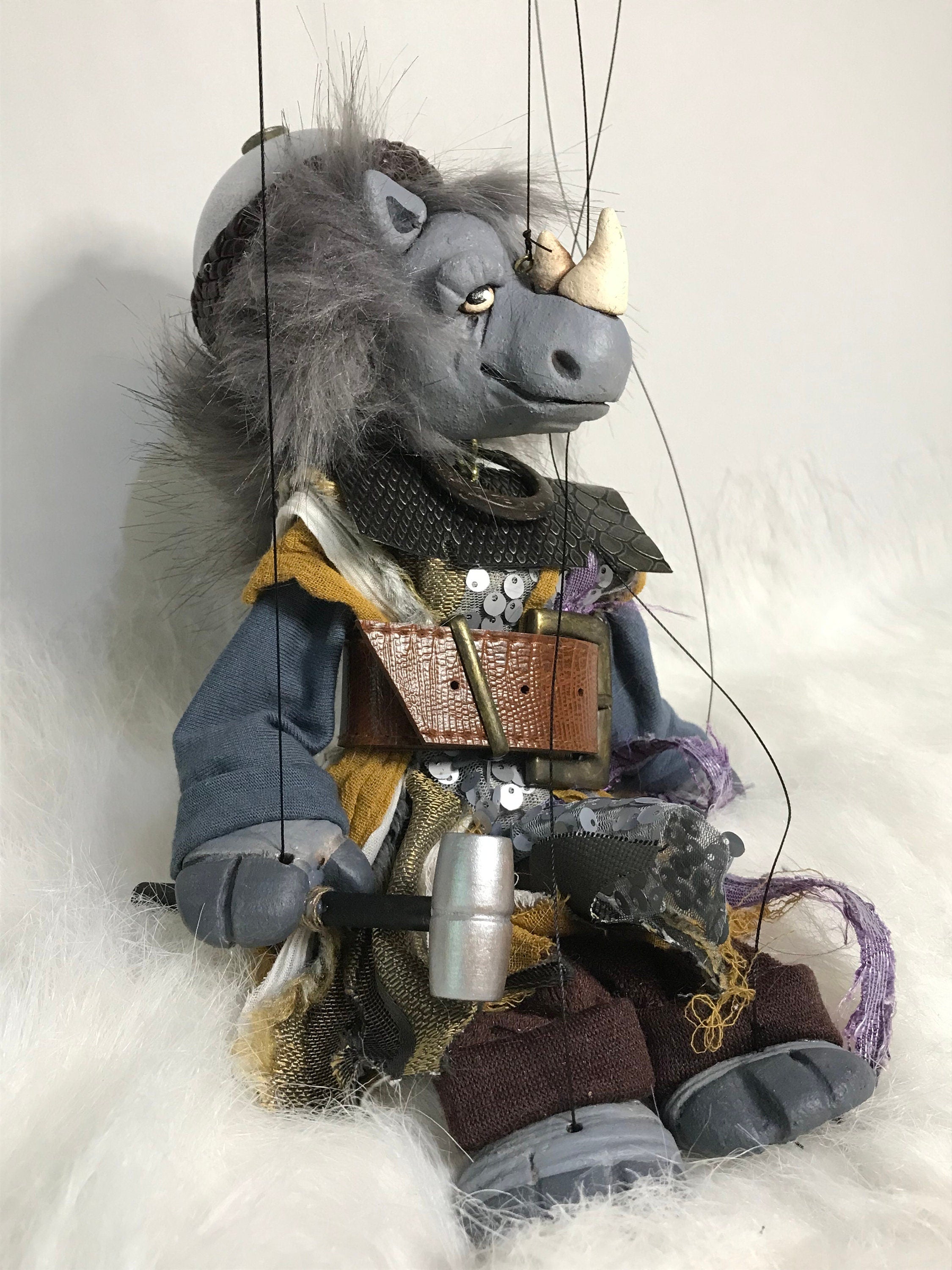 Rumble Rockbottom Rhino Marionette