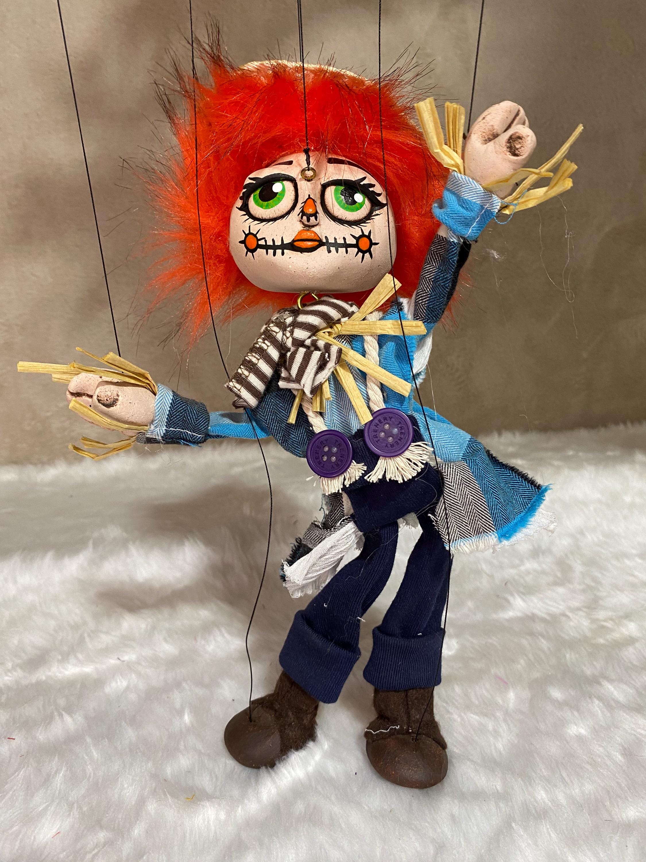 Scarecrow Doll: Cosplay Marionette Puppet