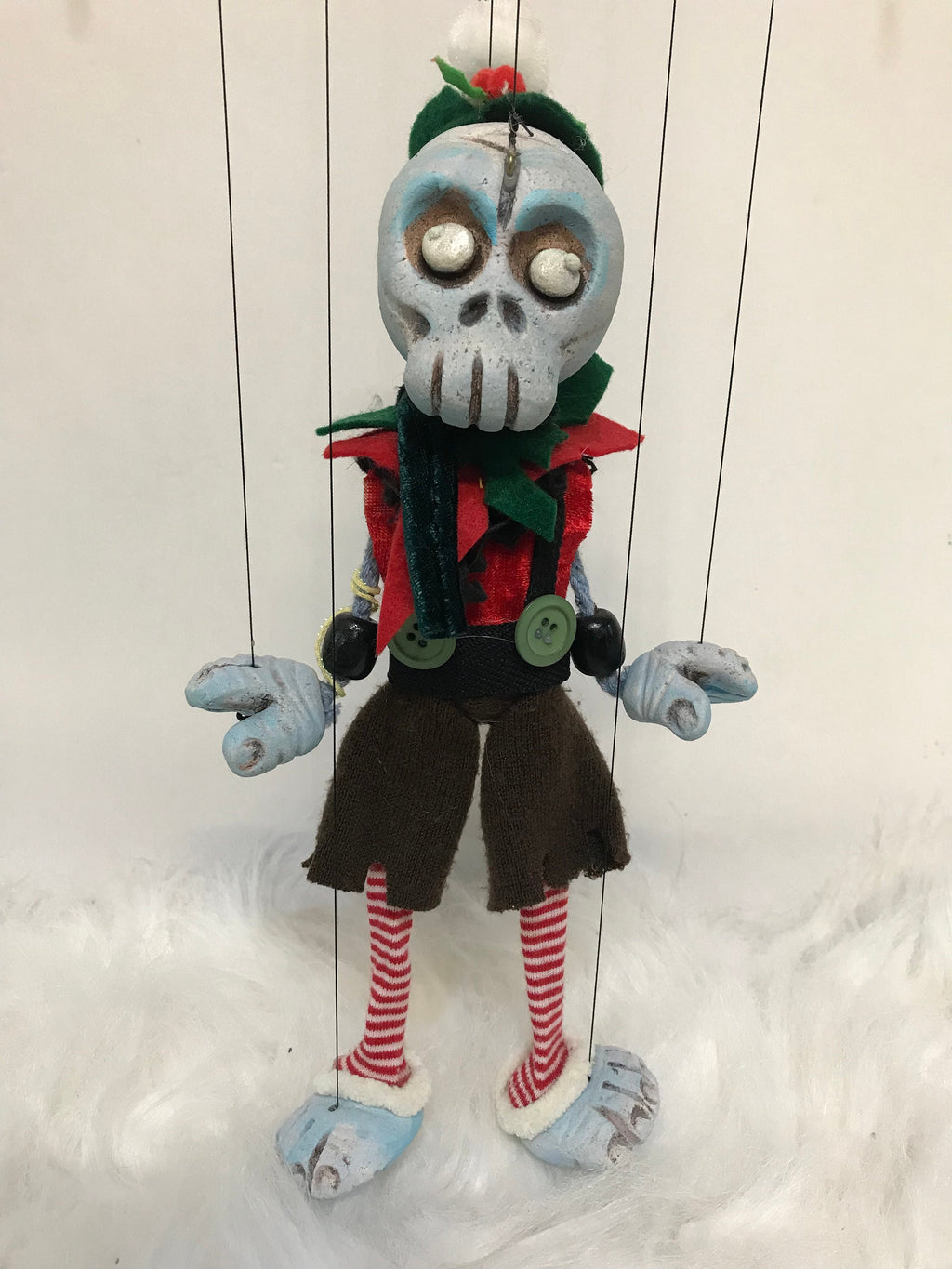 Santa’s Dead little helper Zombie Elf lll Marionette