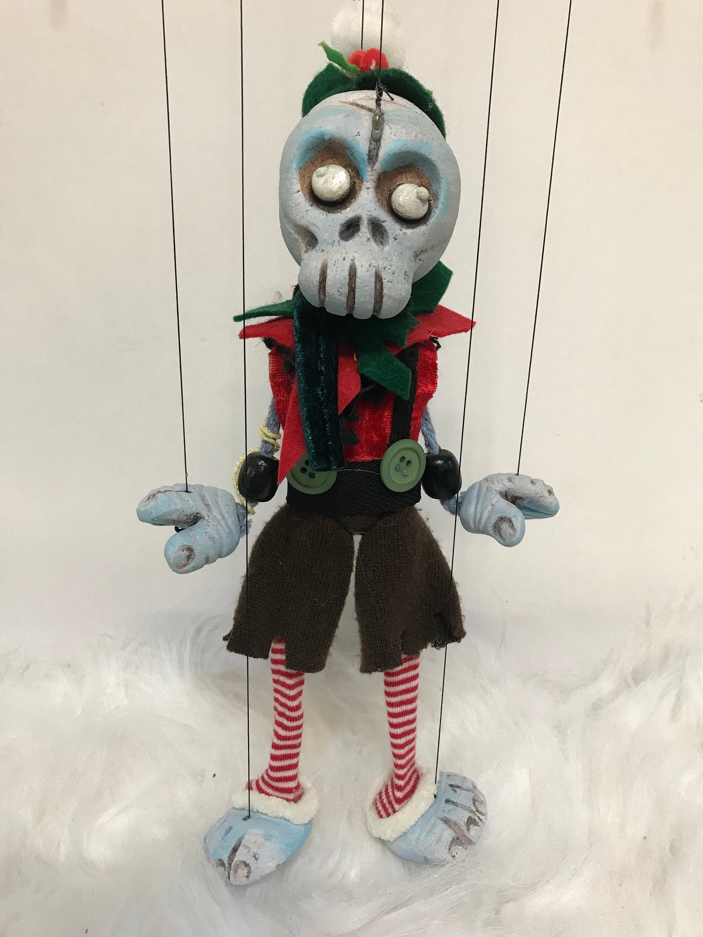 Santa’s Dead little helper Zombie Elf lll Marionette