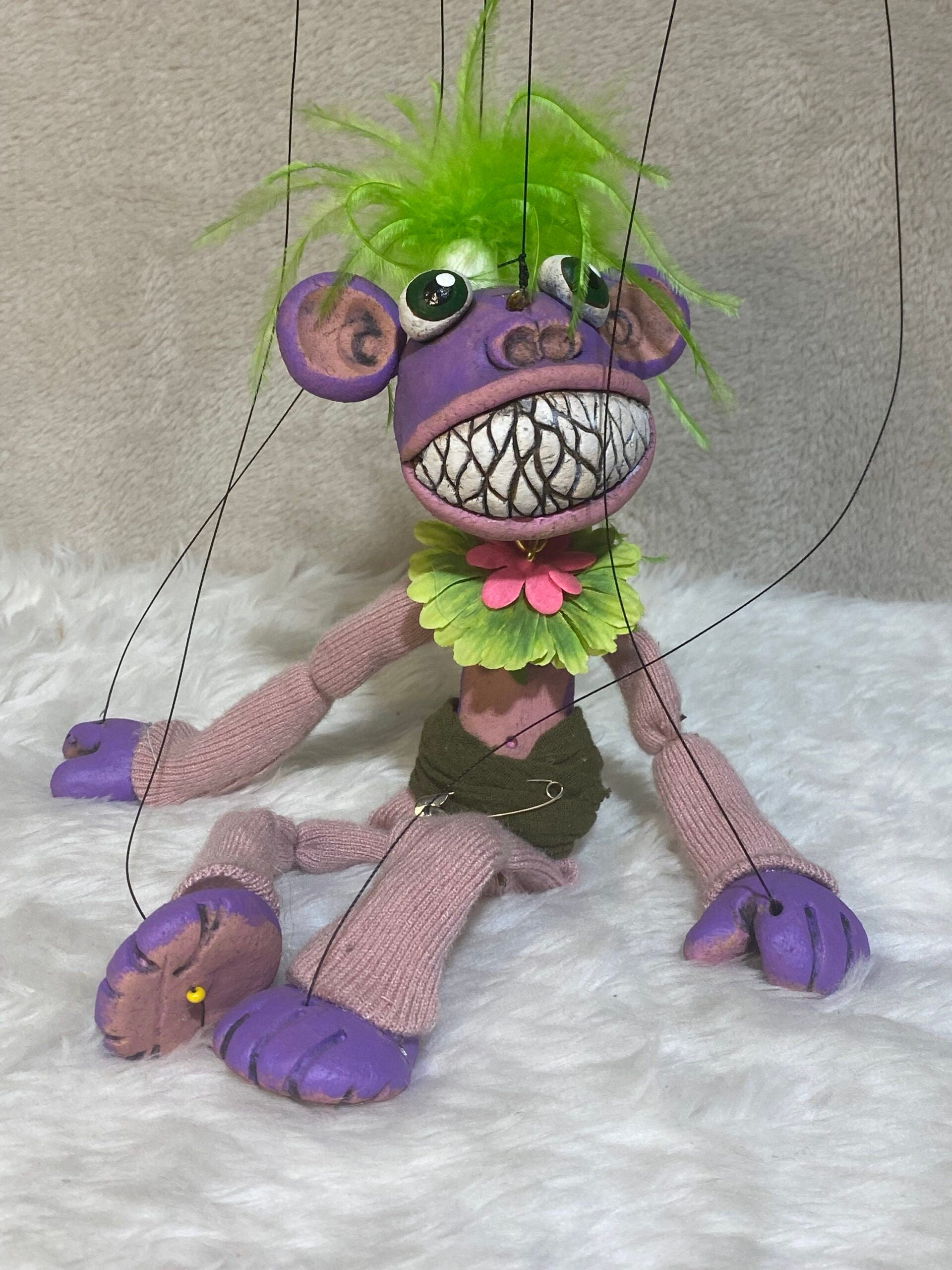 Crazy Purple Monkey - Anthro Marionette