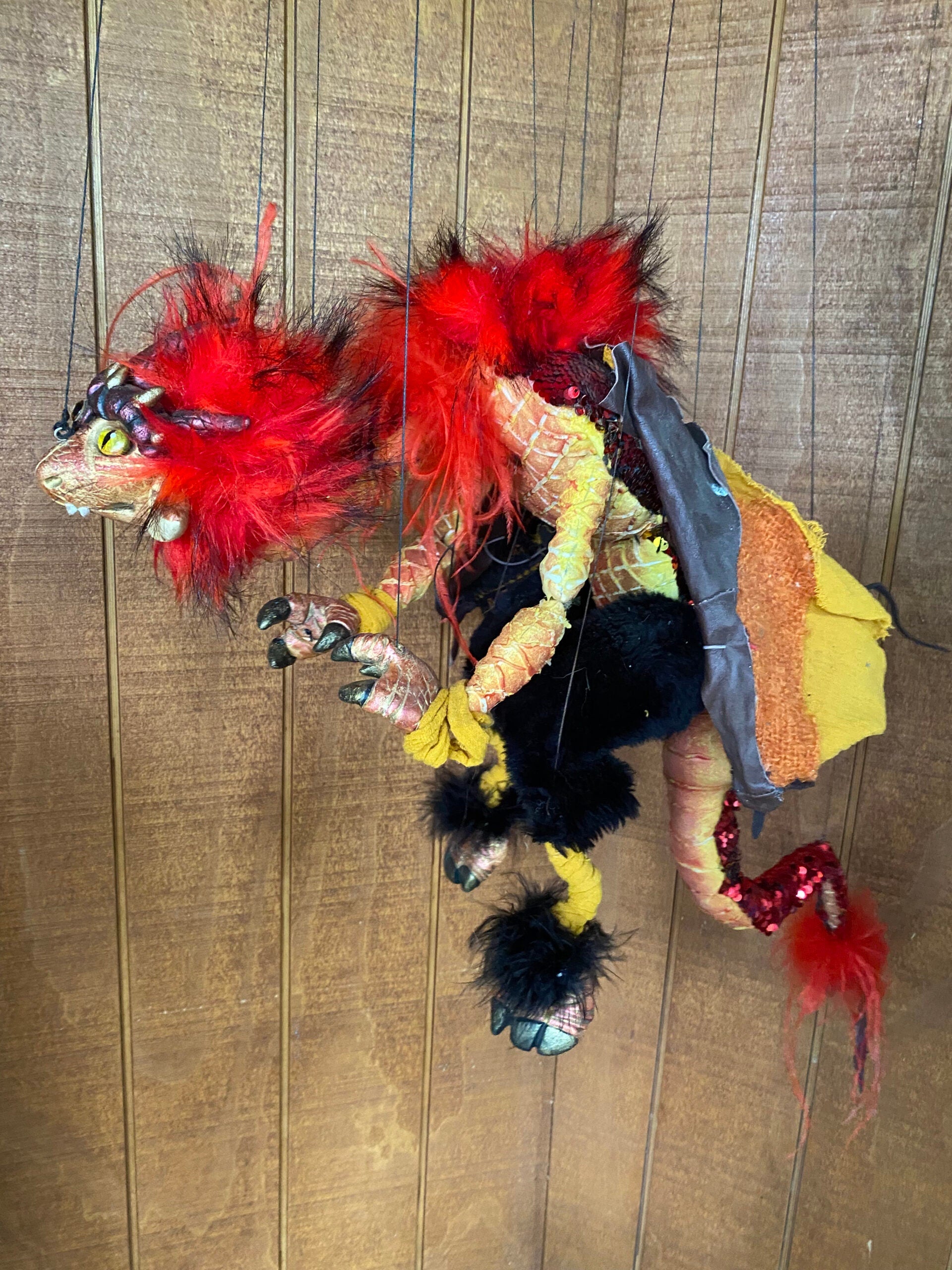 Zerafina, the Fire Dragon - Elemental Dragon Marionette