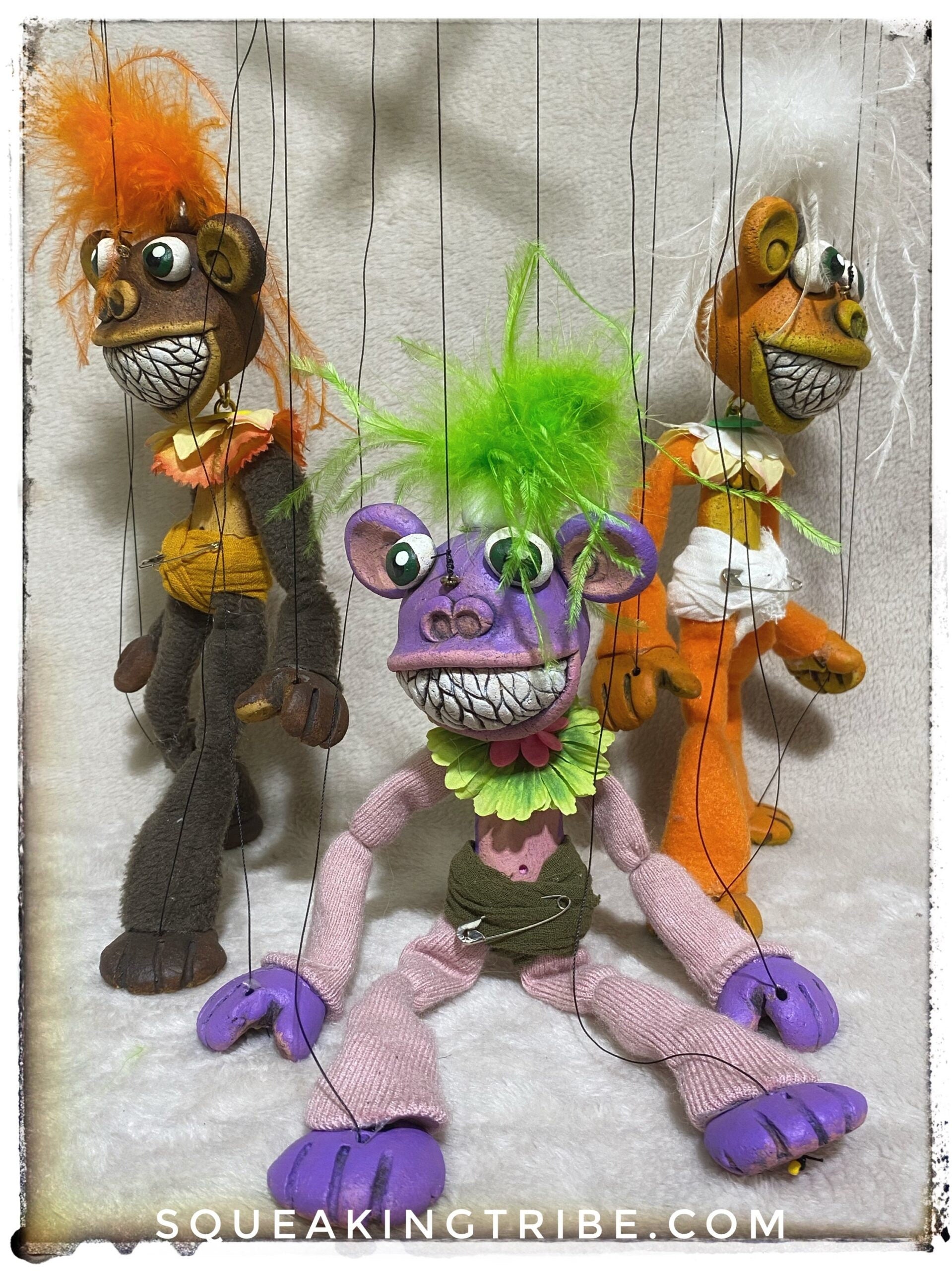Crazy Orange Monkey - Anthro Marionette