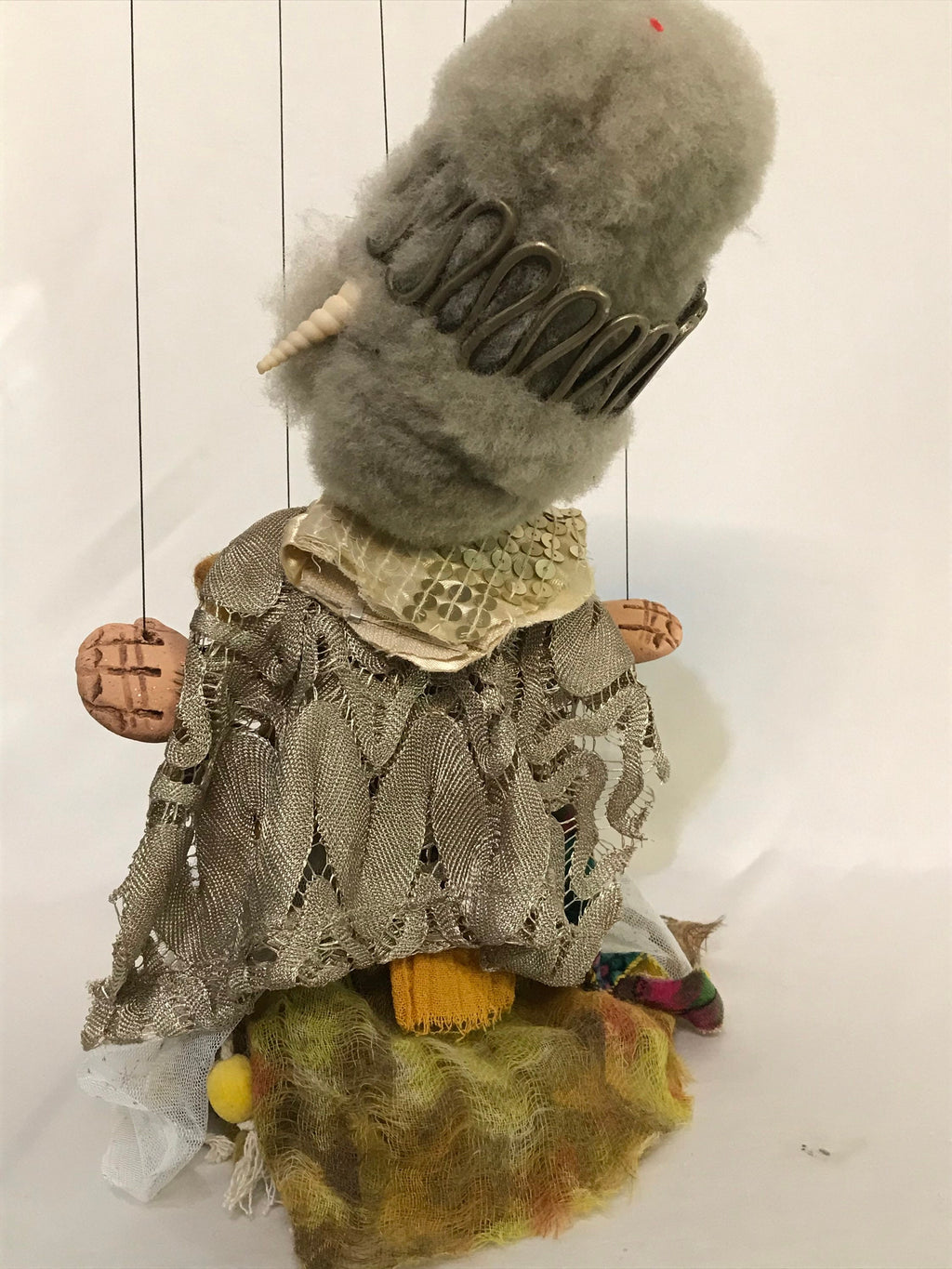 Longh Horne the Ogress Viking God Marionette