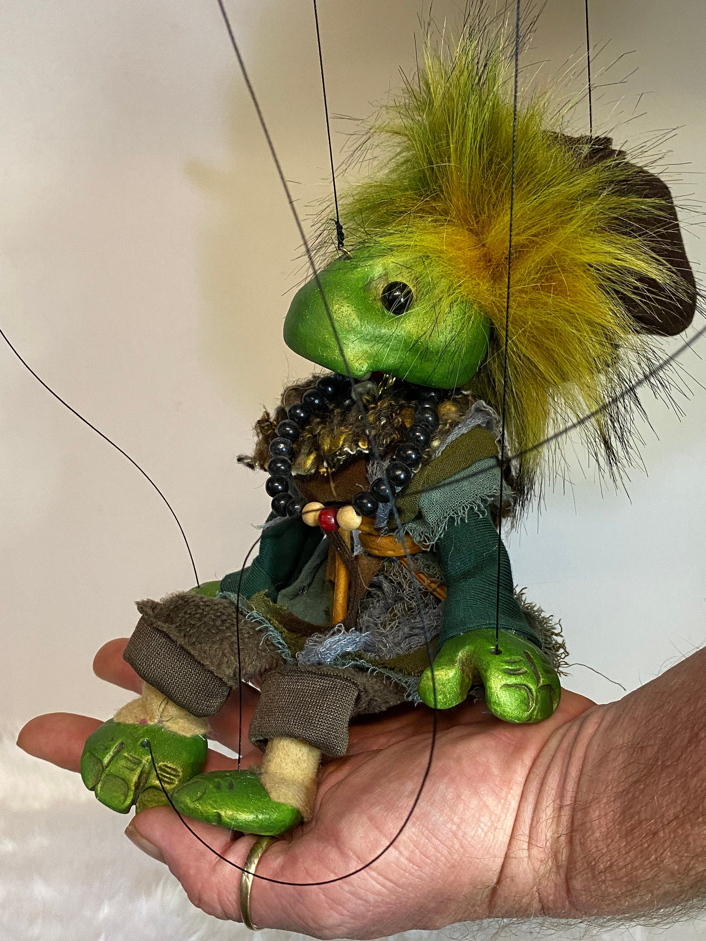 Dankin - a Swampling Oddling marionette