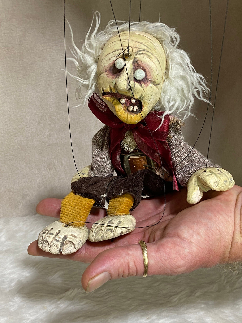 Uncle Ebenezer: Undead Zombie Marionette Puppet