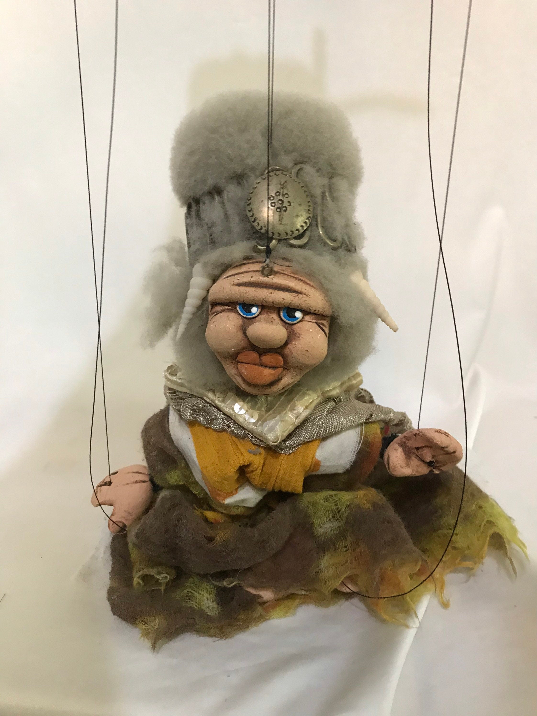 Longh Horne the Ogress Viking God Marionette