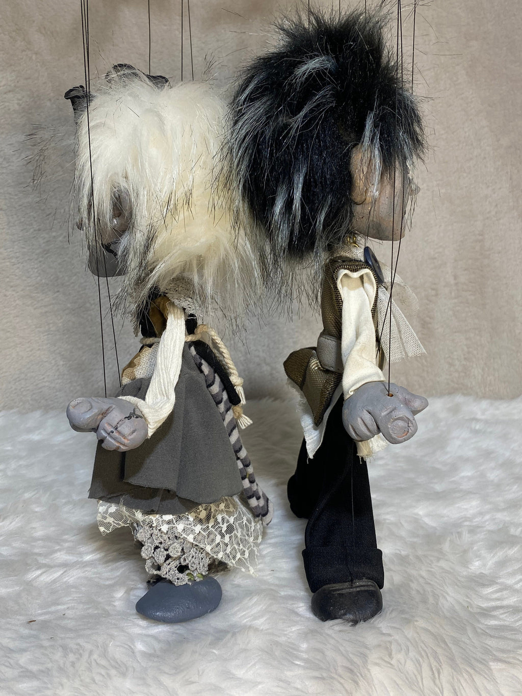 Undead Puppet The Stronjillies Undead Porcelain Doll Marionettes | Creepy Couple ...