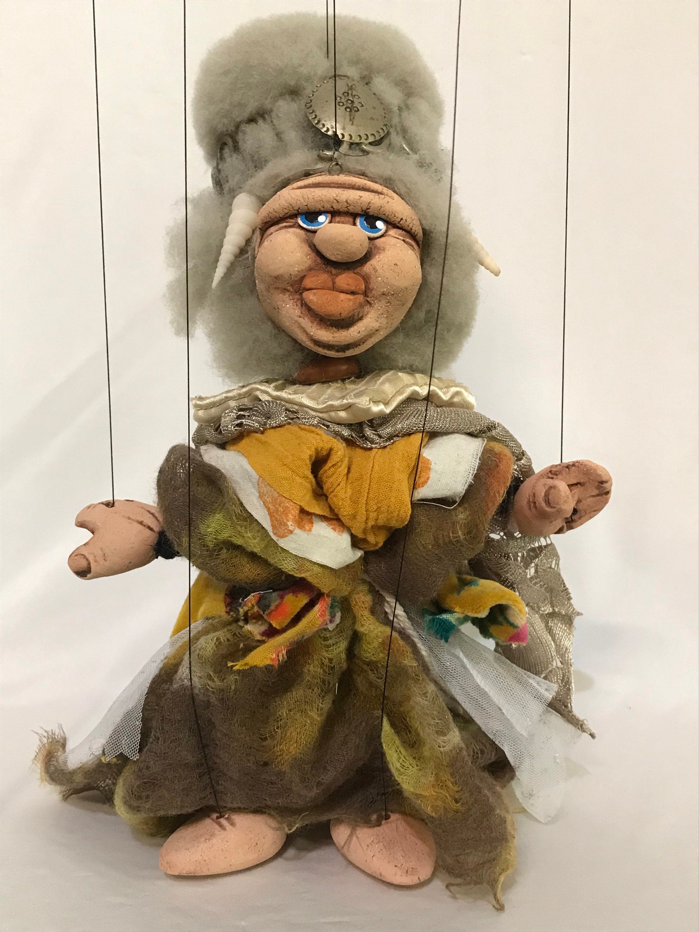 Longh Horne the Ogress Viking God Marionette