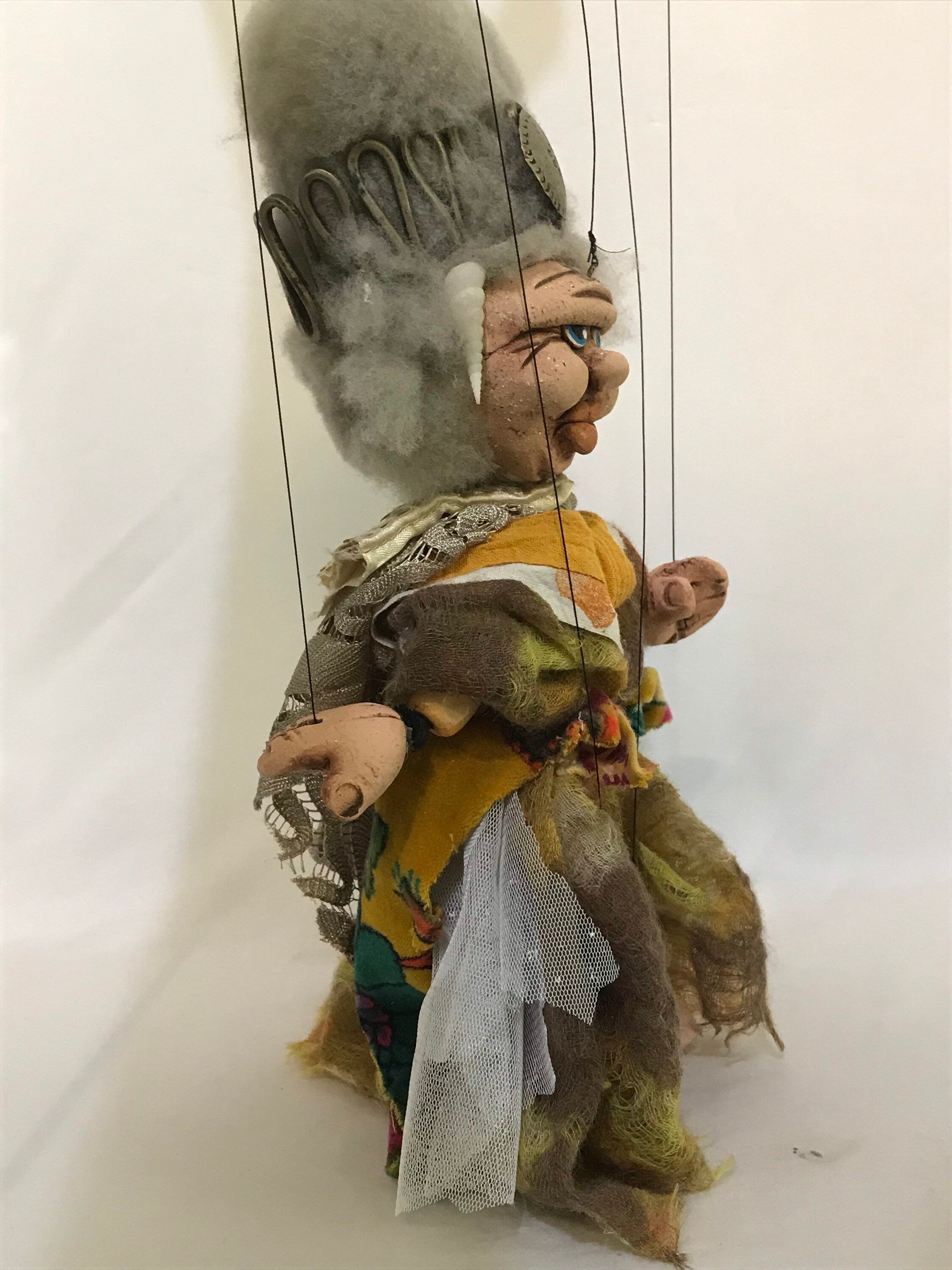 Longh Horne the Ogress Viking God Marionette