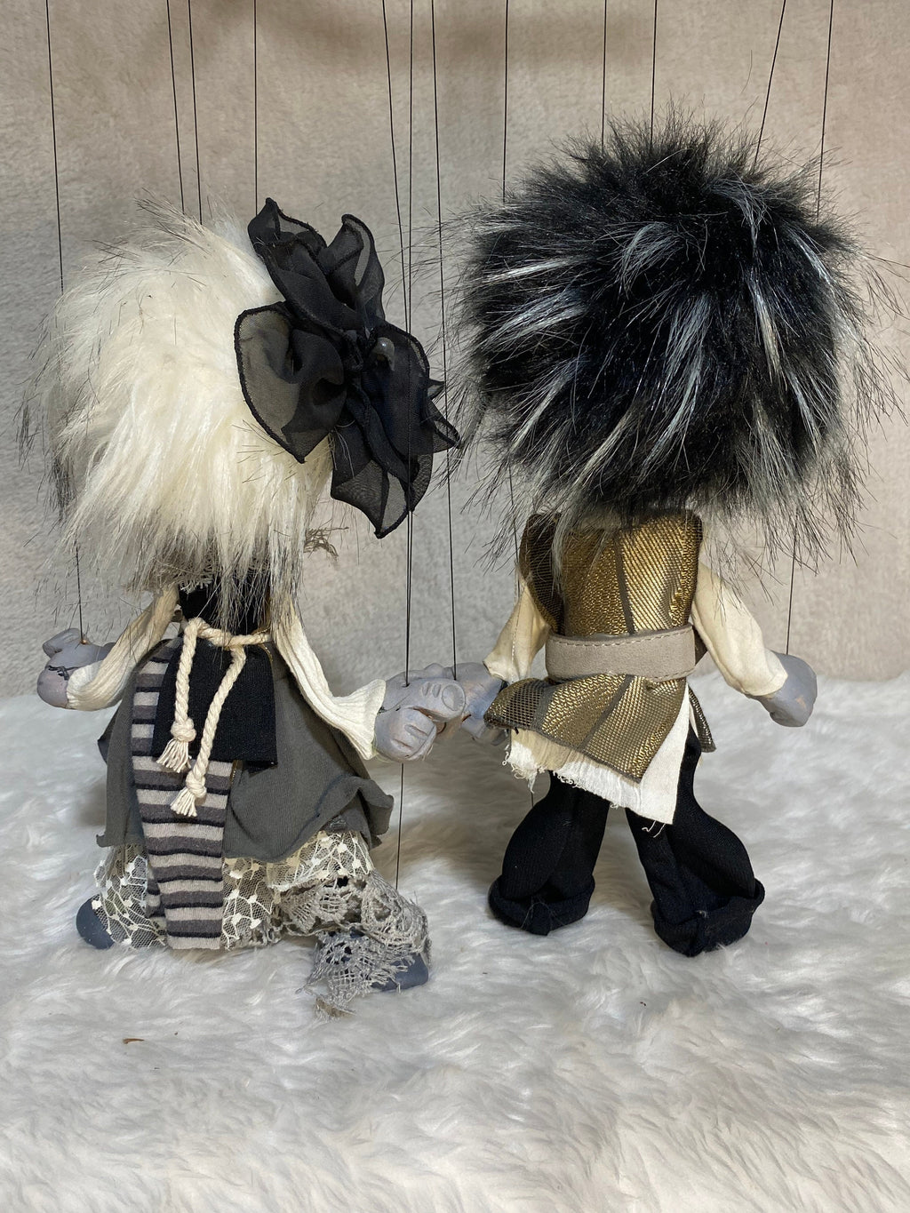 Undead Puppet The Stronjillies Undead Porcelain Doll Marionettes | Creepy Couple ...