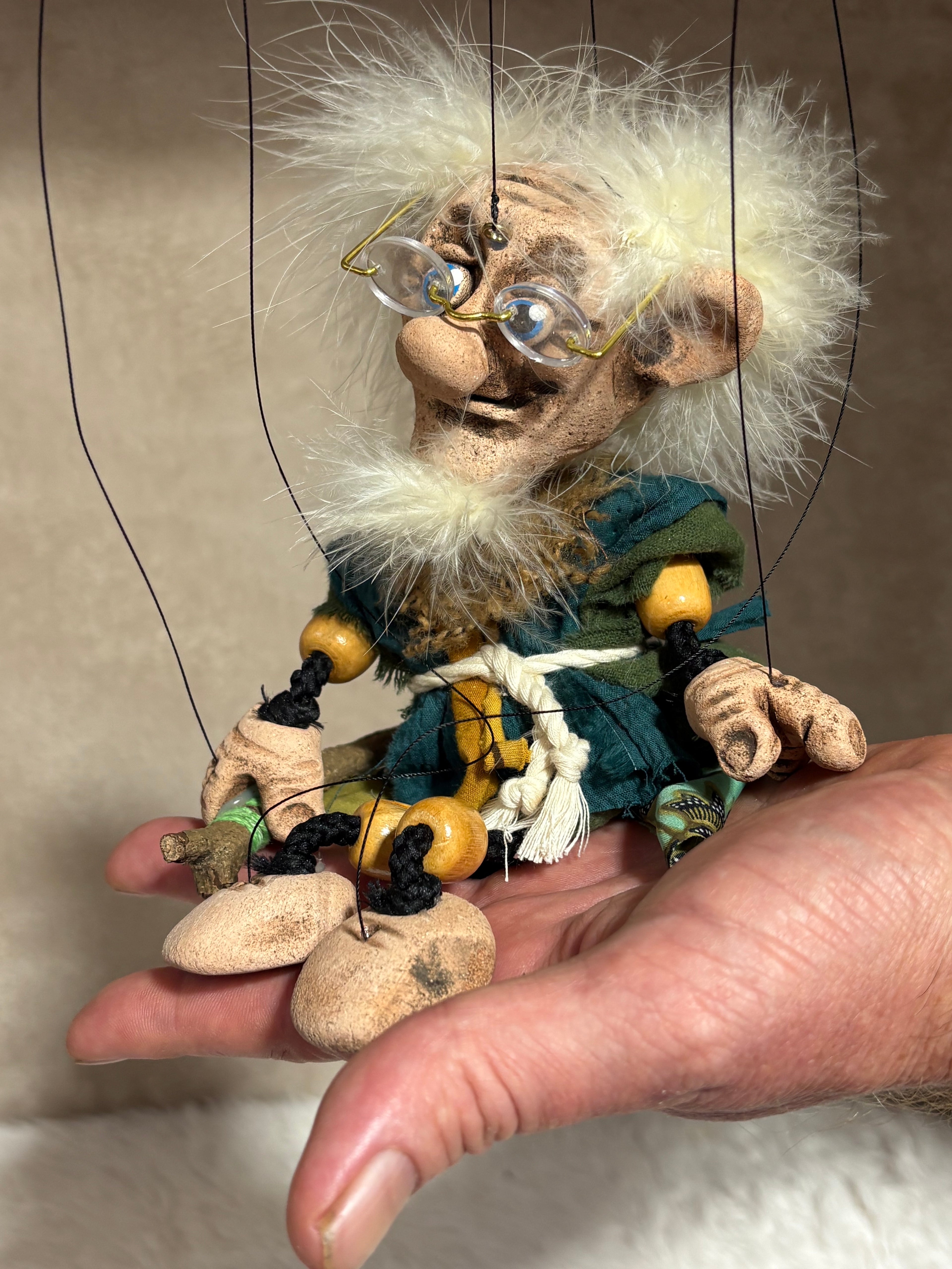 The Hermit: Classic Marionette Puppet