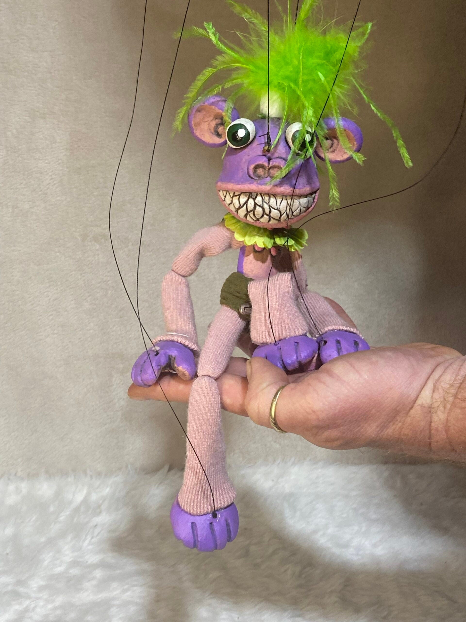 Crazy Purple Monkey - Anthro Marionette