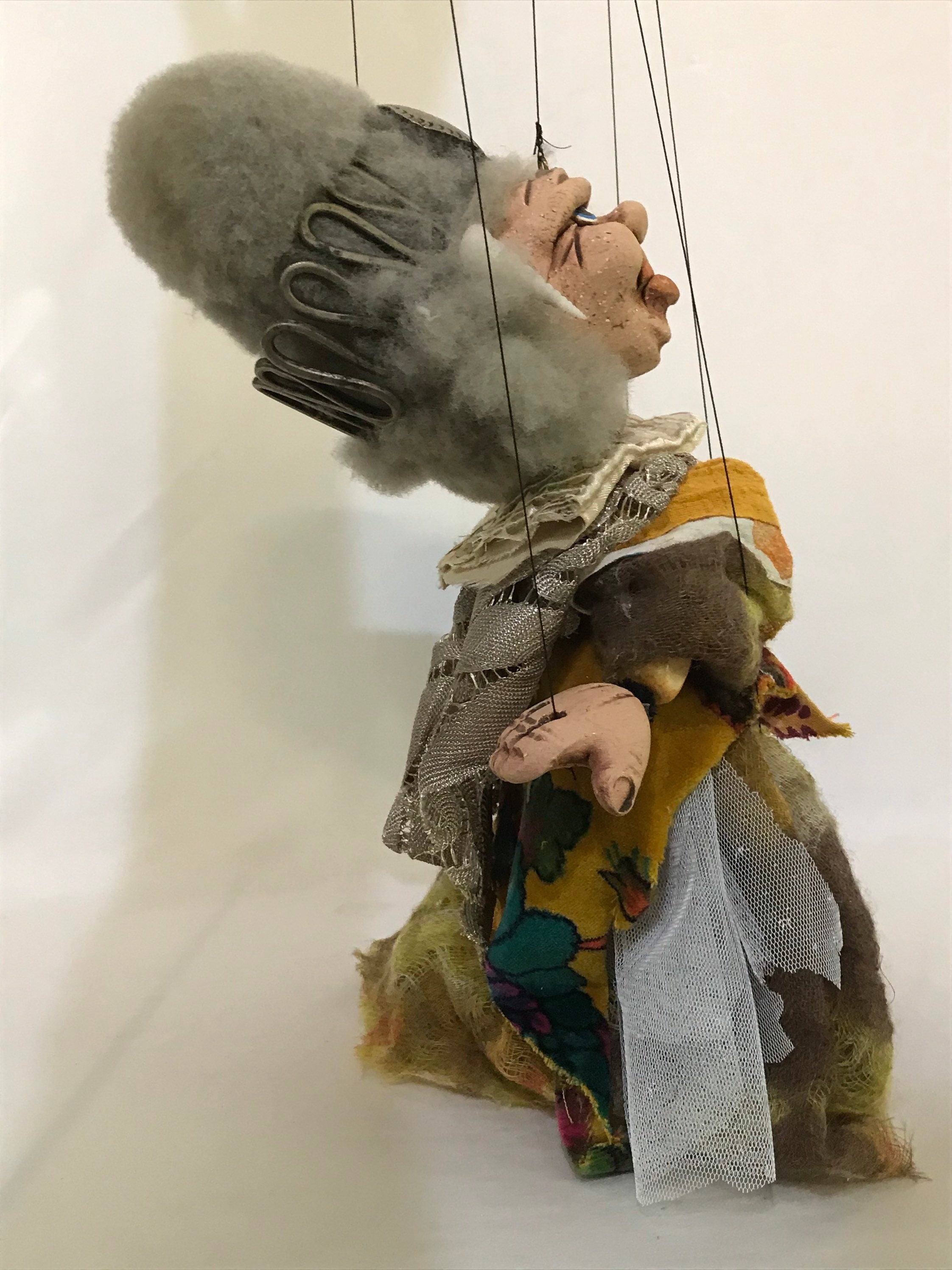 Longh Horne the Ogress Viking God Marionette
