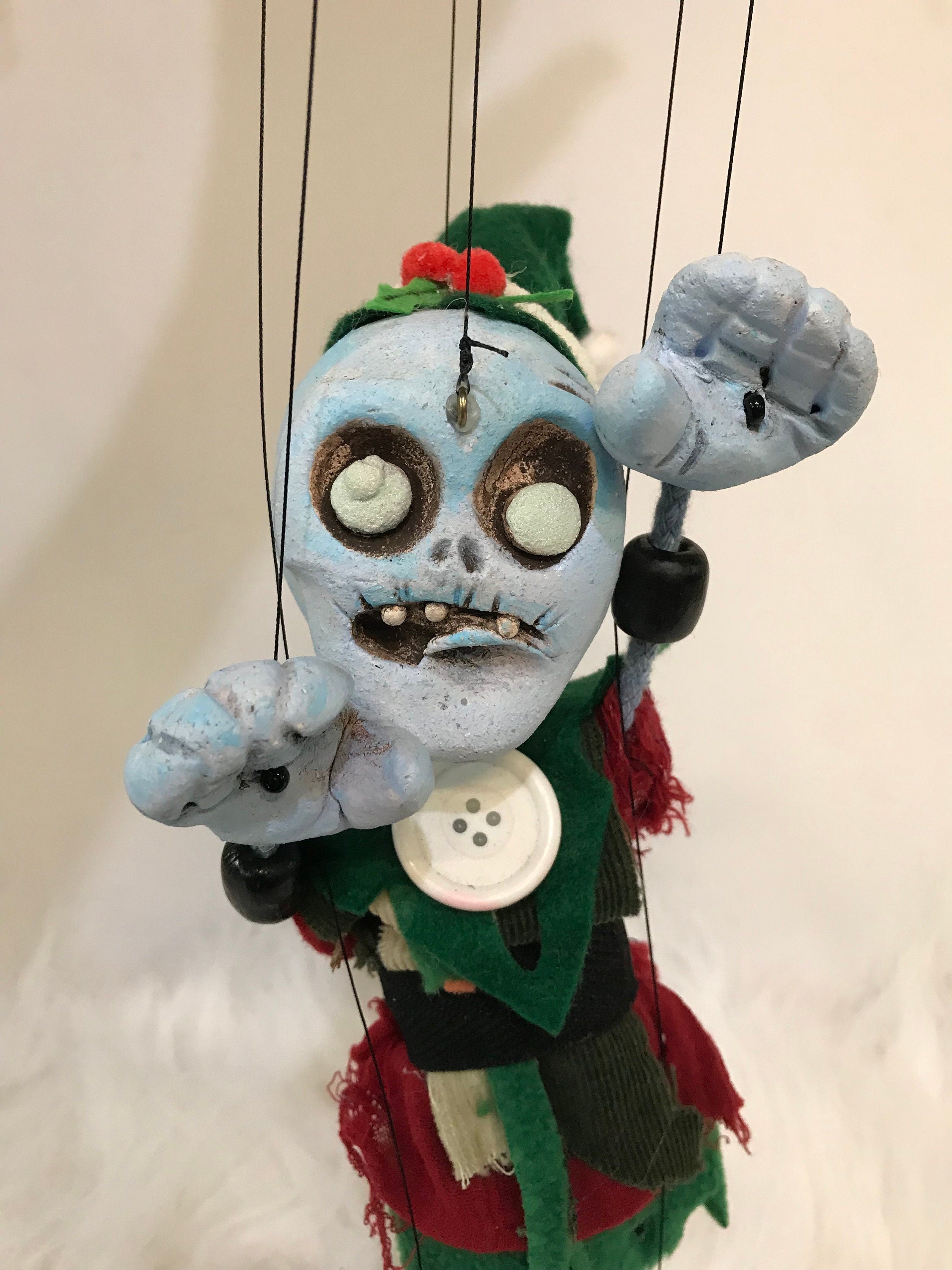 Santa’s Dead little helper Zombie Elf l Marionette