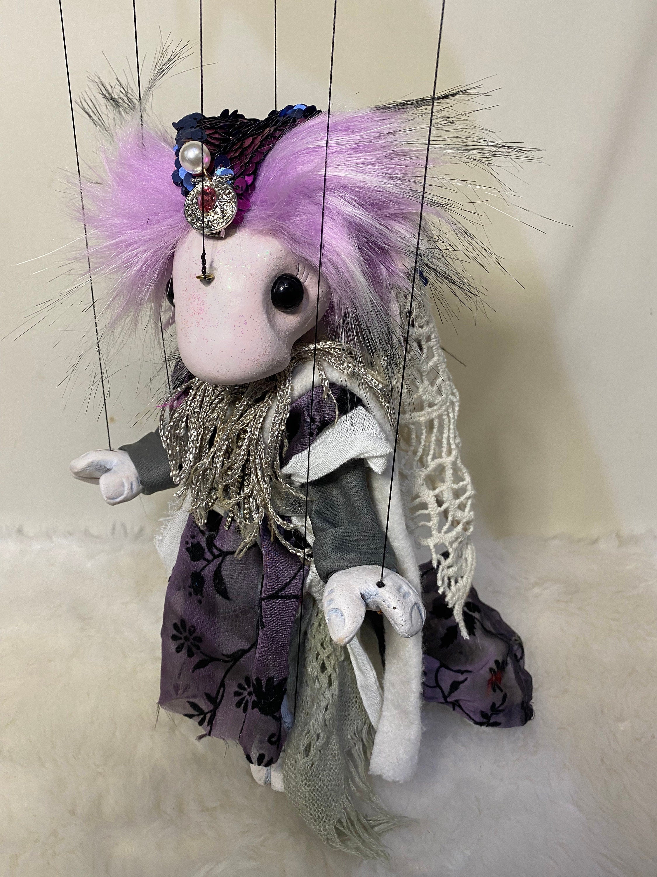 Sora - an Aeyrie Oddling marionette