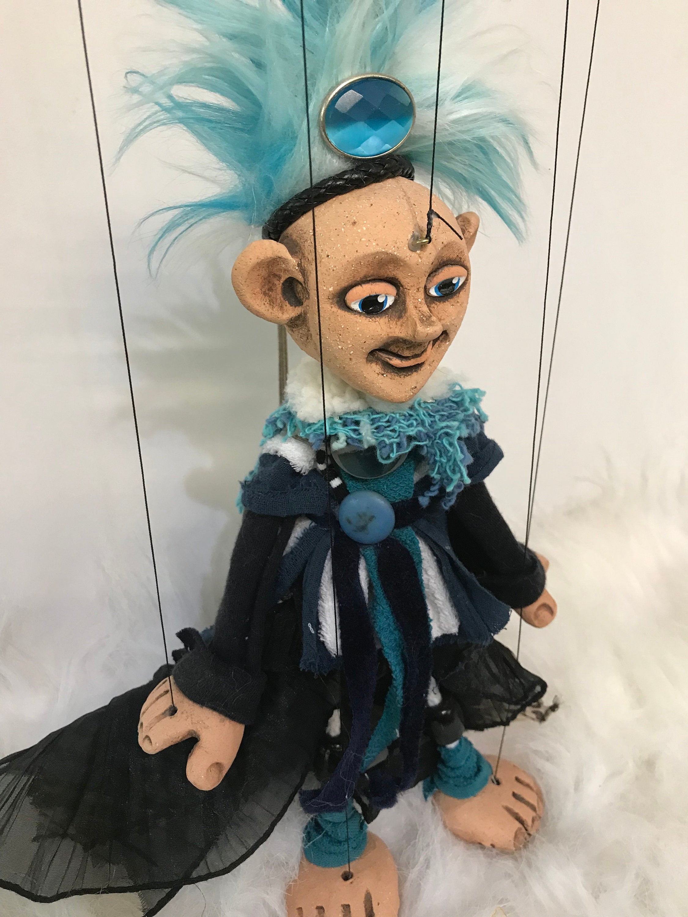 Blue Bell- Gothic Queen Marionette