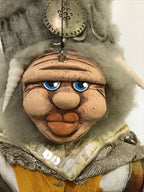 Longh Horne the Ogress Viking God Marionette